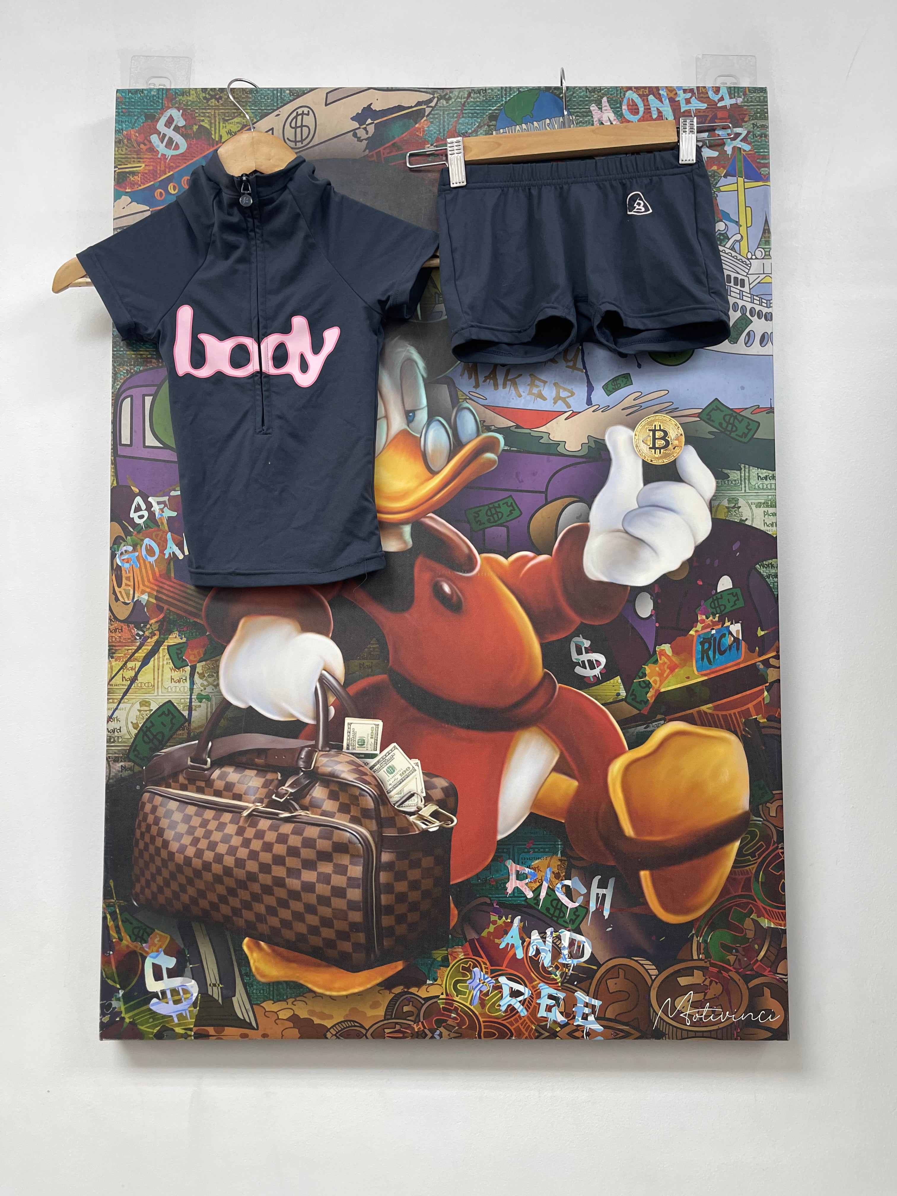 Body By Raven Navy Pink Shorts Set