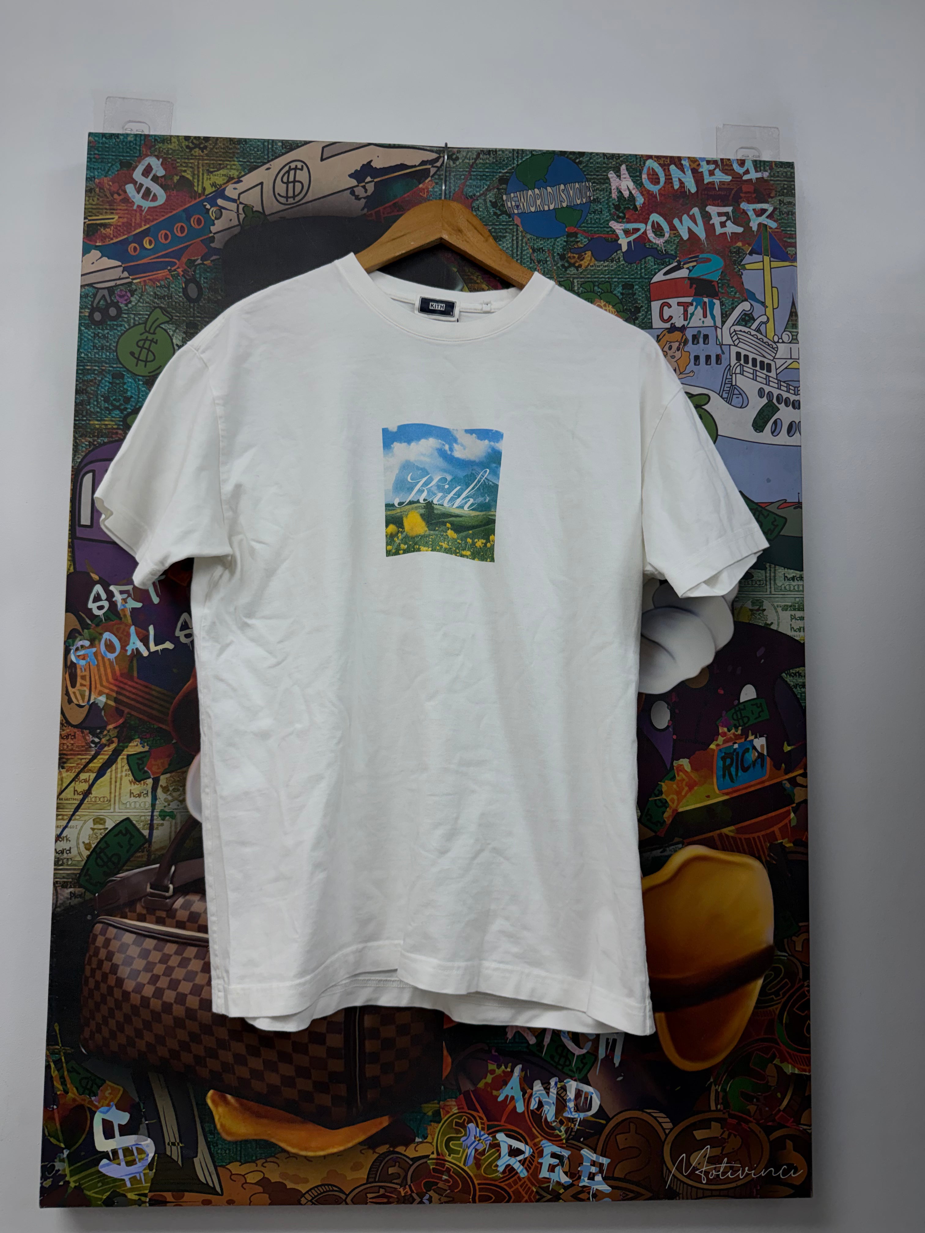 Kith White Landscape Tee