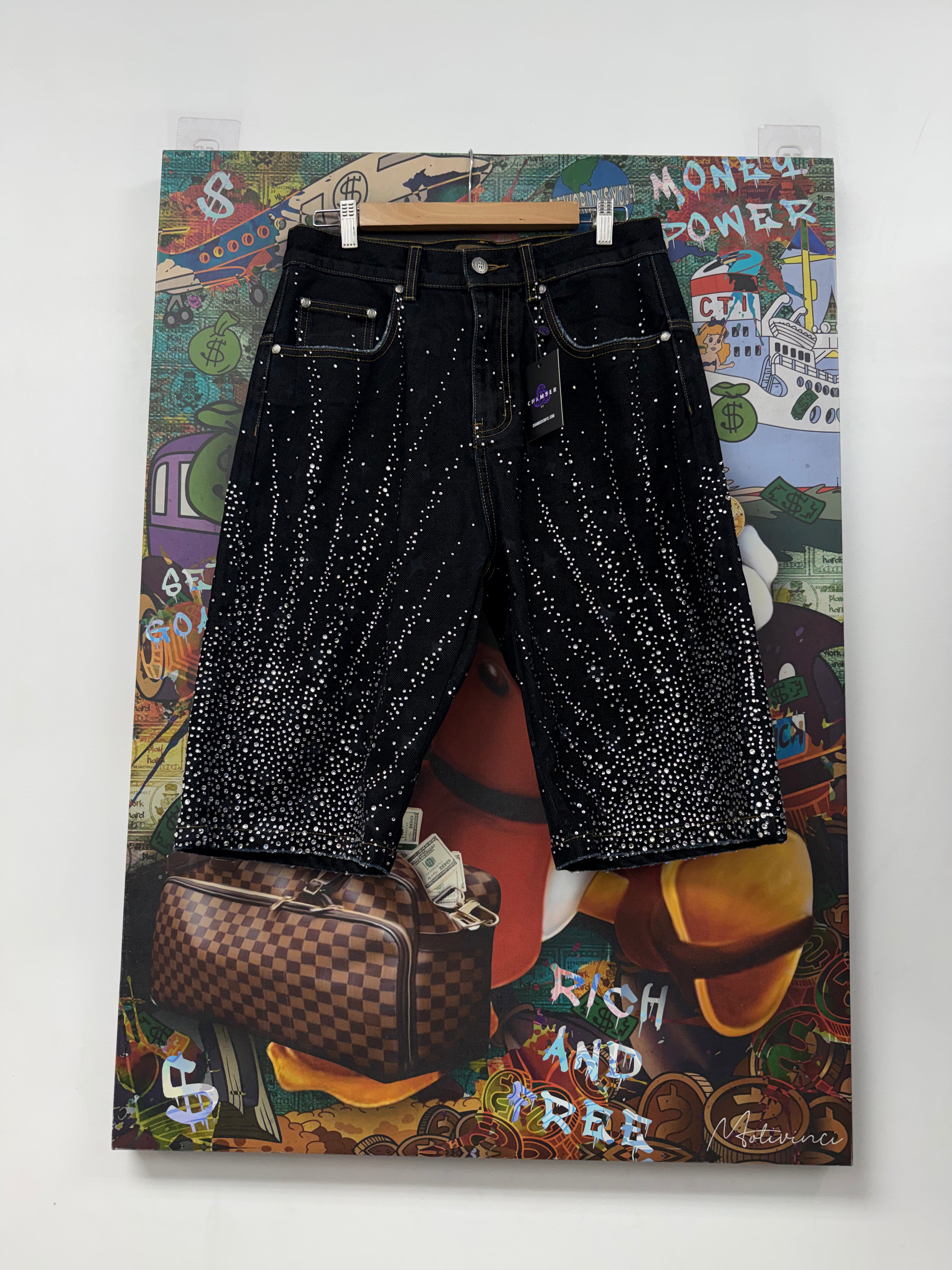 Birth Of A Royal Child Navy Starlit Shorts