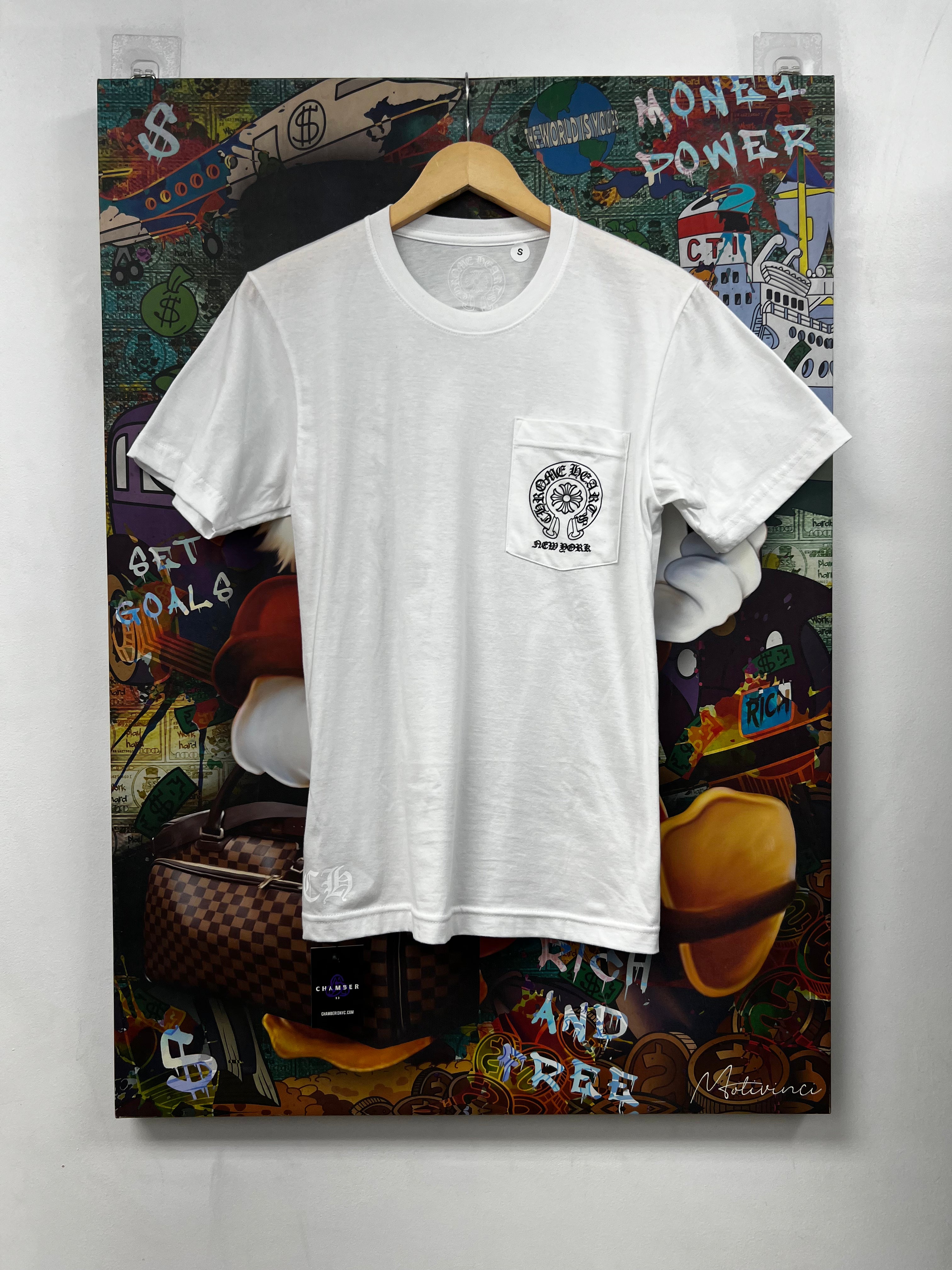Chrome  Hearts White New York Horseshoe Tee