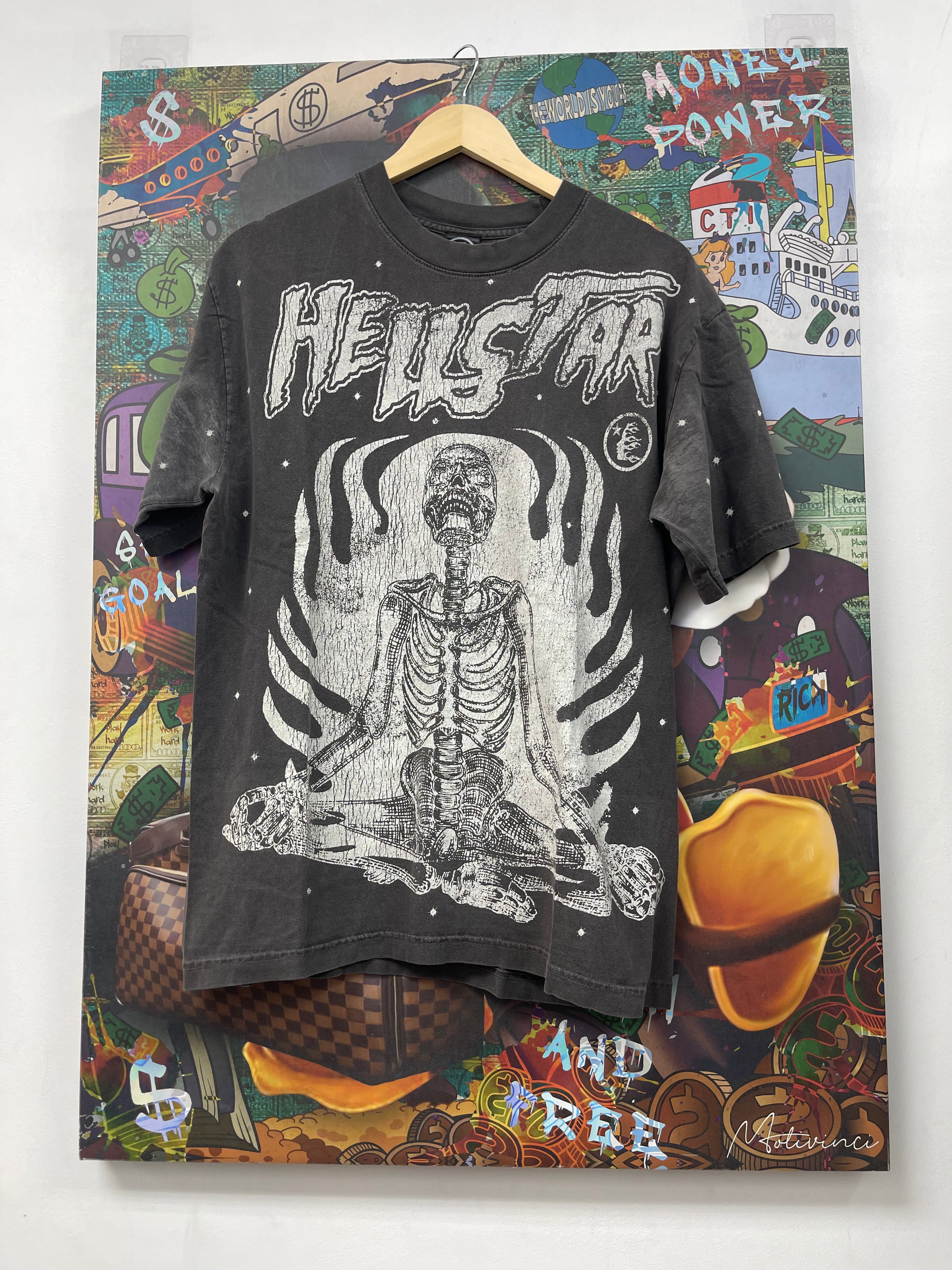Hellstar Grey Inner Peace Tee