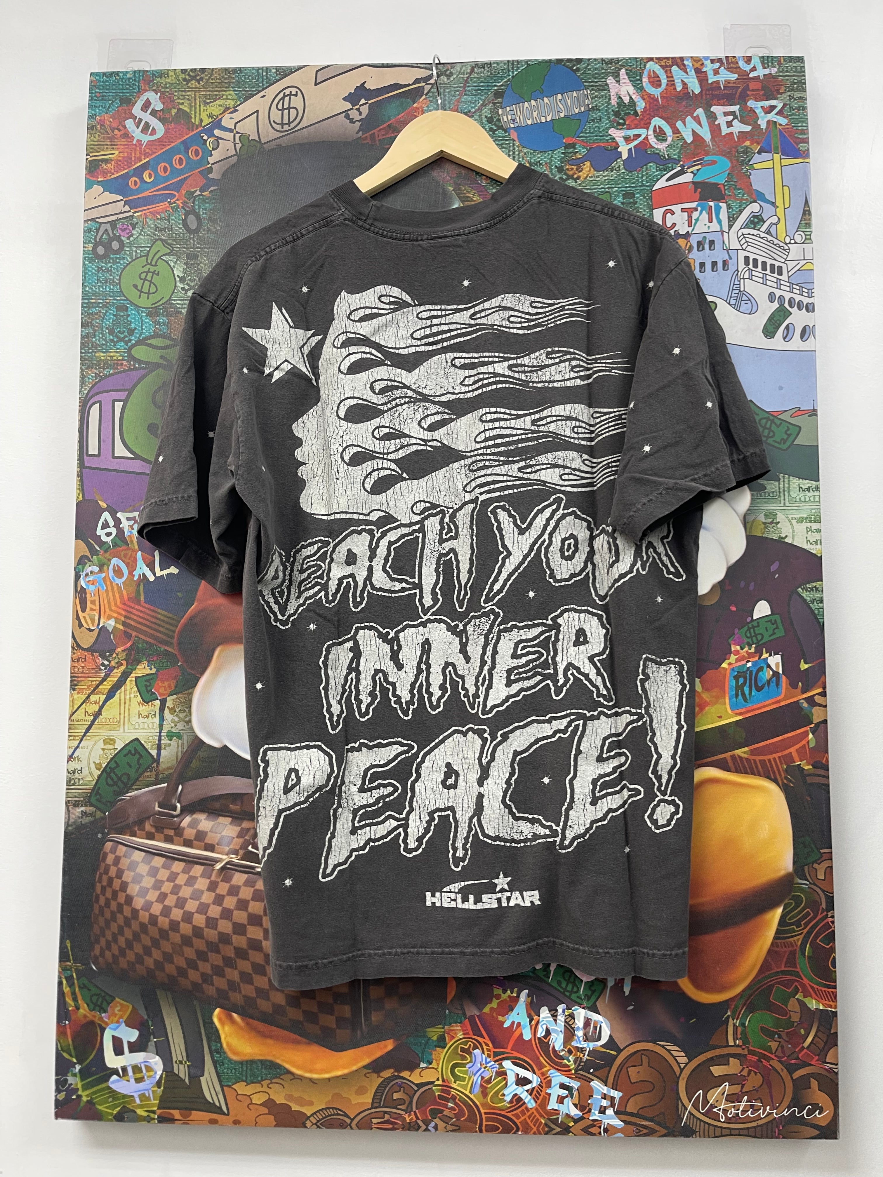 Hellstar Grey Inner Peace Tee