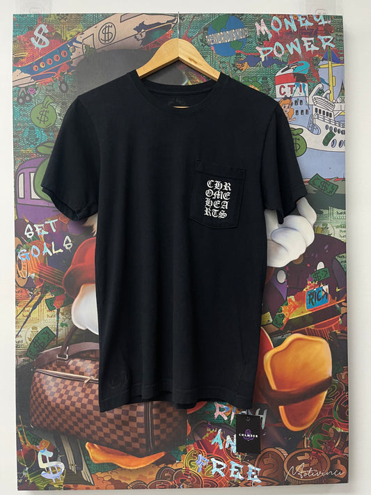 Chrome Hearts Eye Chart Tee Black Lightly Worn