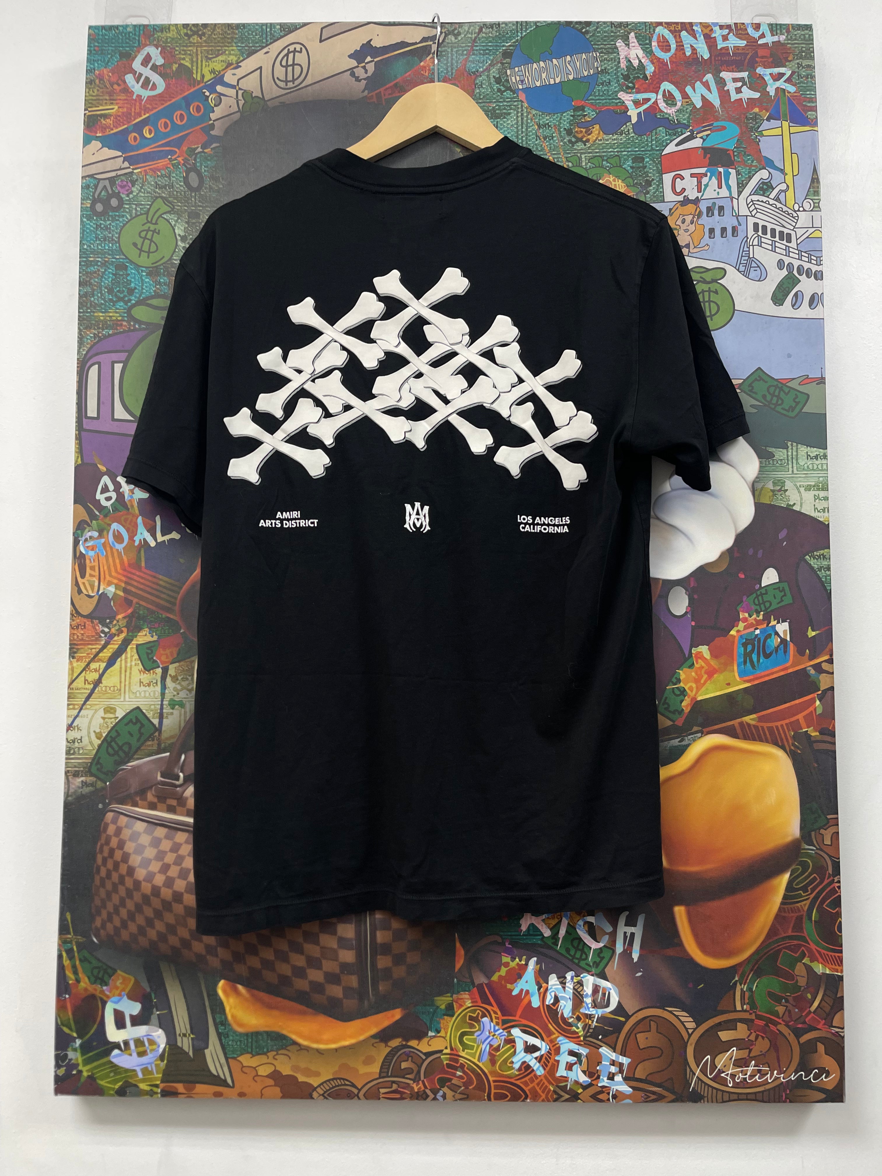 Amiri Black Bones Tee