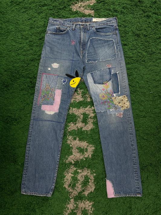 Kapital Floral Patchwork Denim Used 38 (Fits 36) N/A