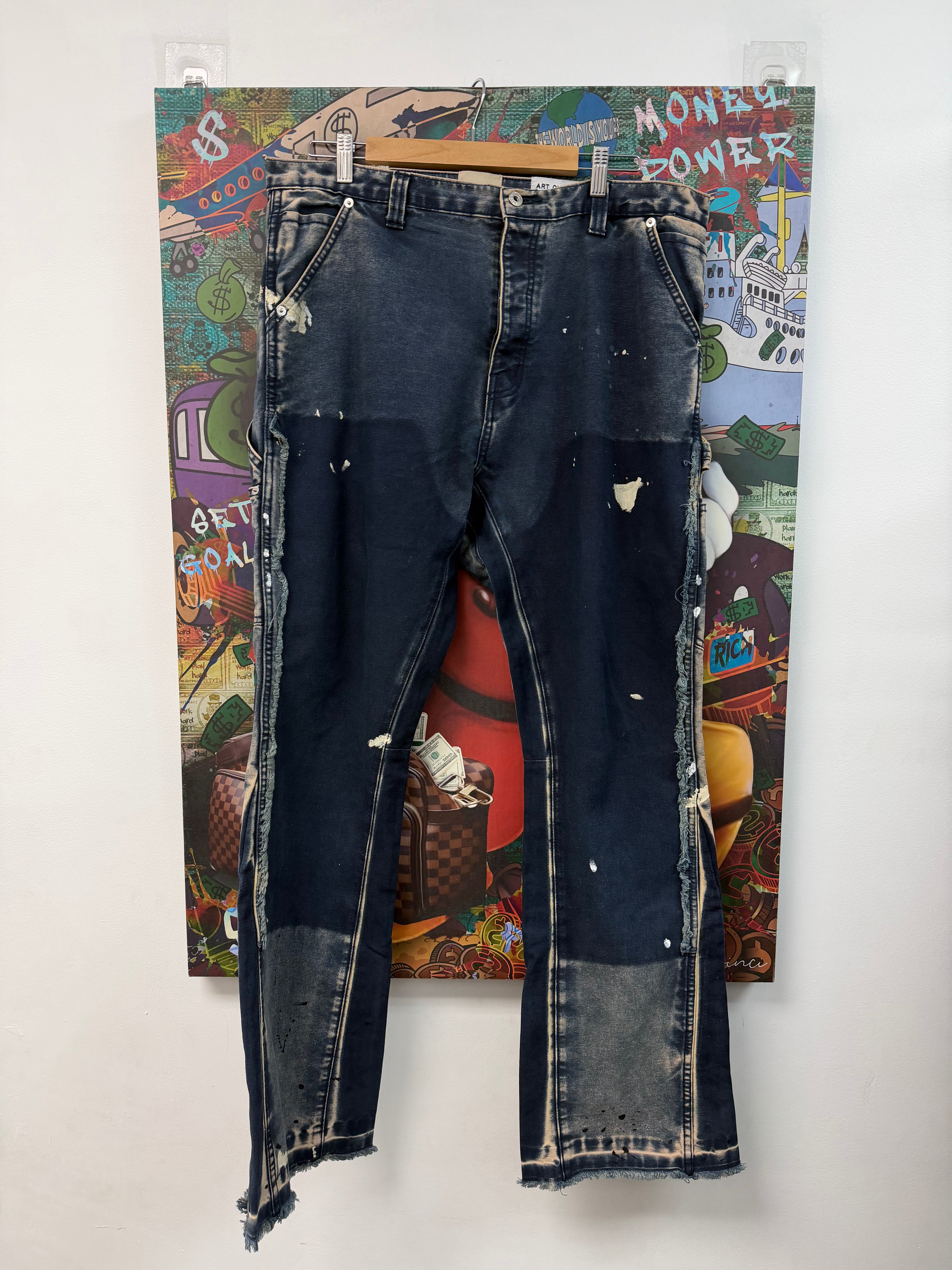 Gallery Dept Navy Flare Jeans