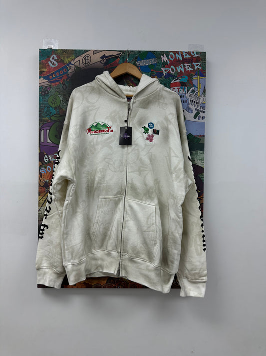 Murder.Fm Disney Zip Up White New XXL In Plastic