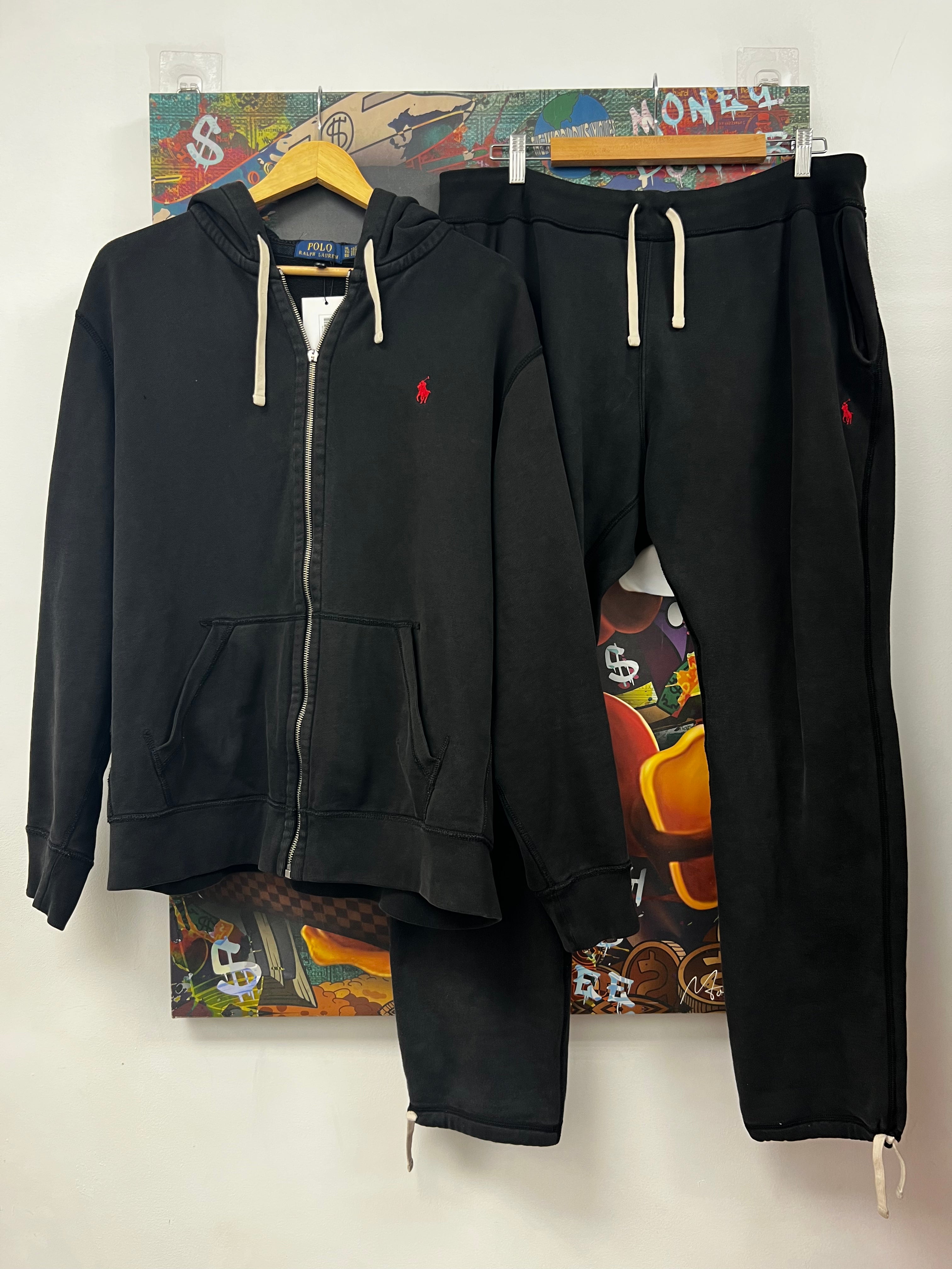 Polo Ralph Lauren Black Red Sweatsuit