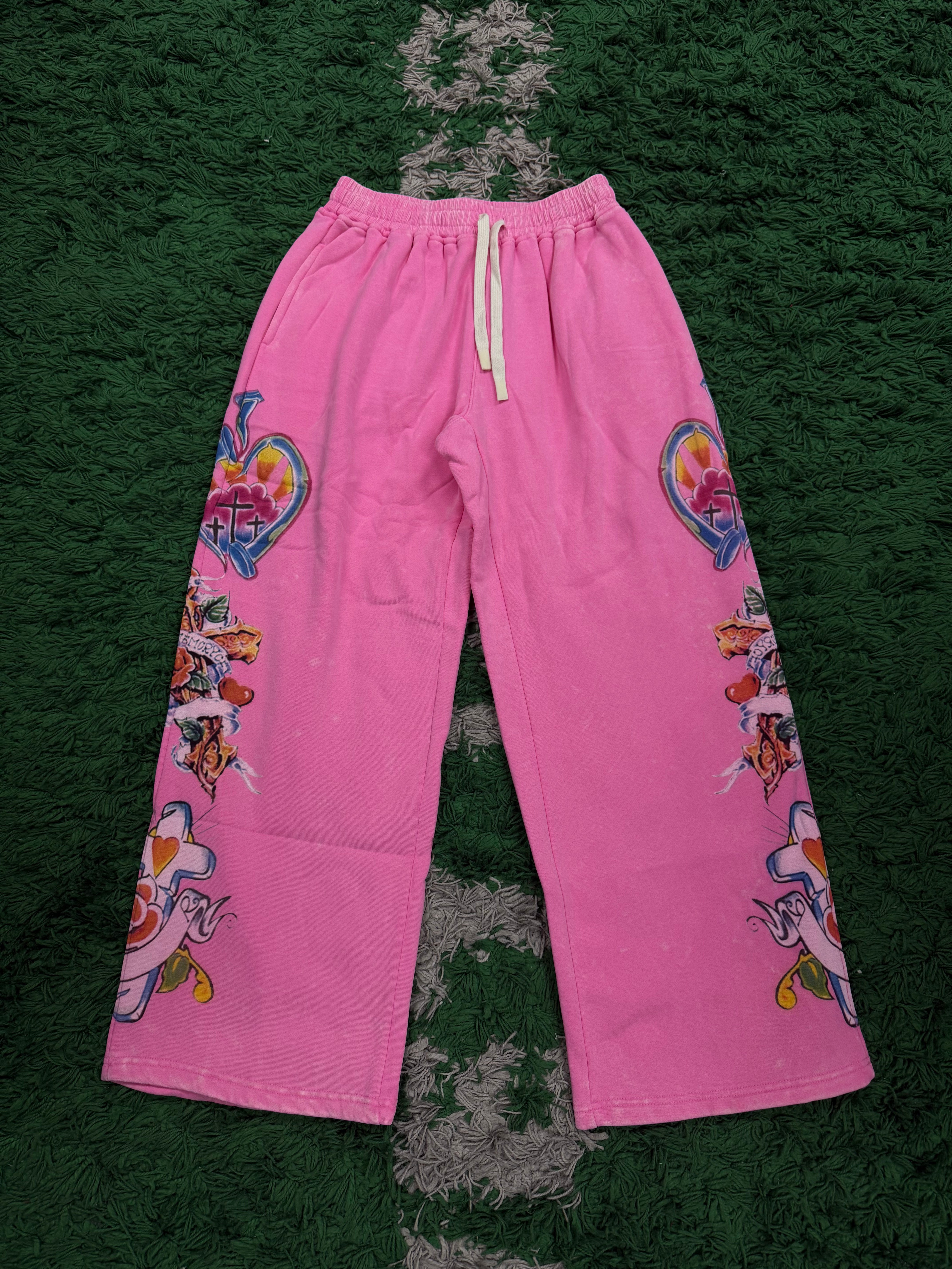 Righteous Risen King Sweats Pink (S-XXL) New