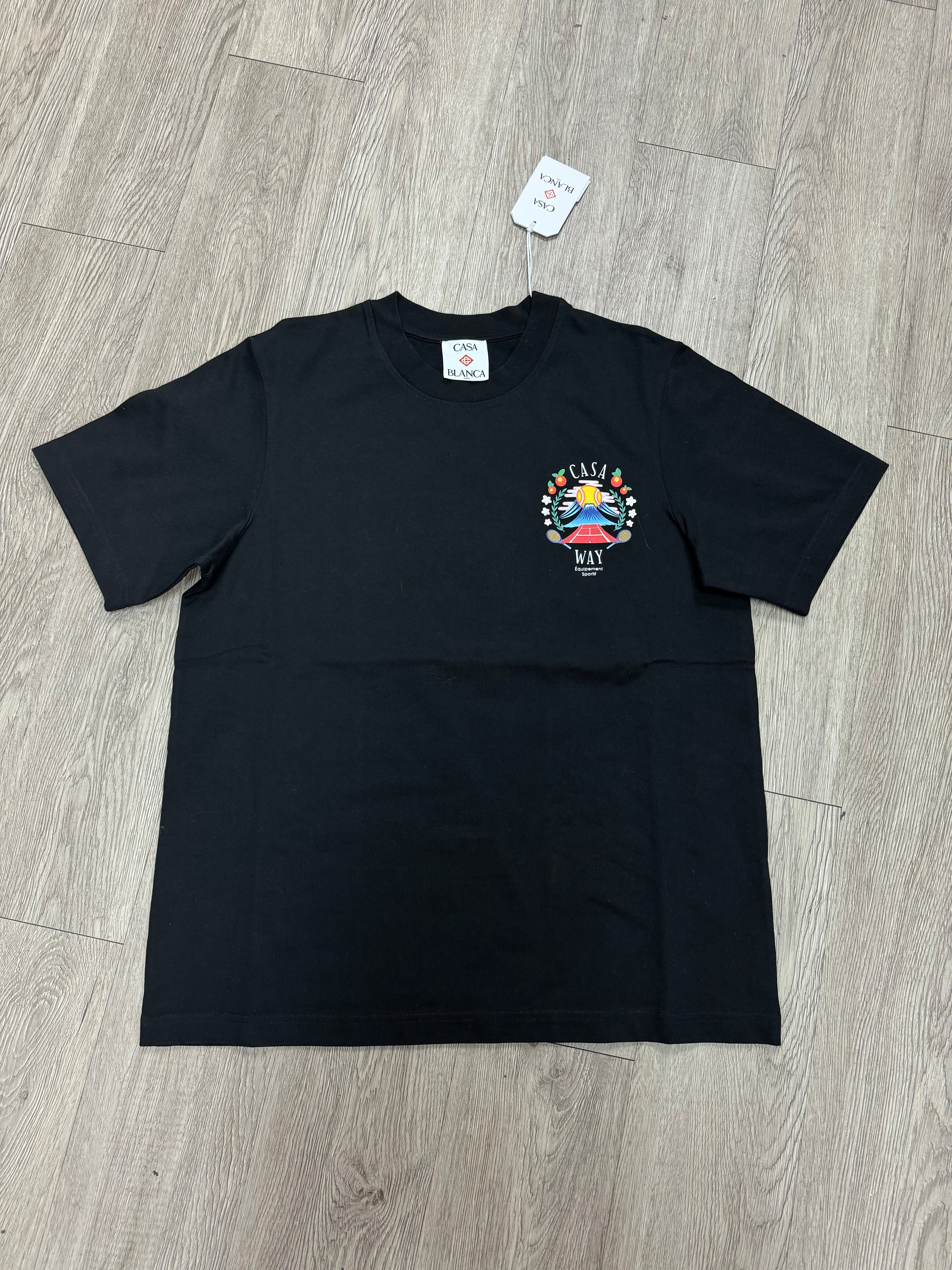 Casablanca Black Casa Way Mountain Tee