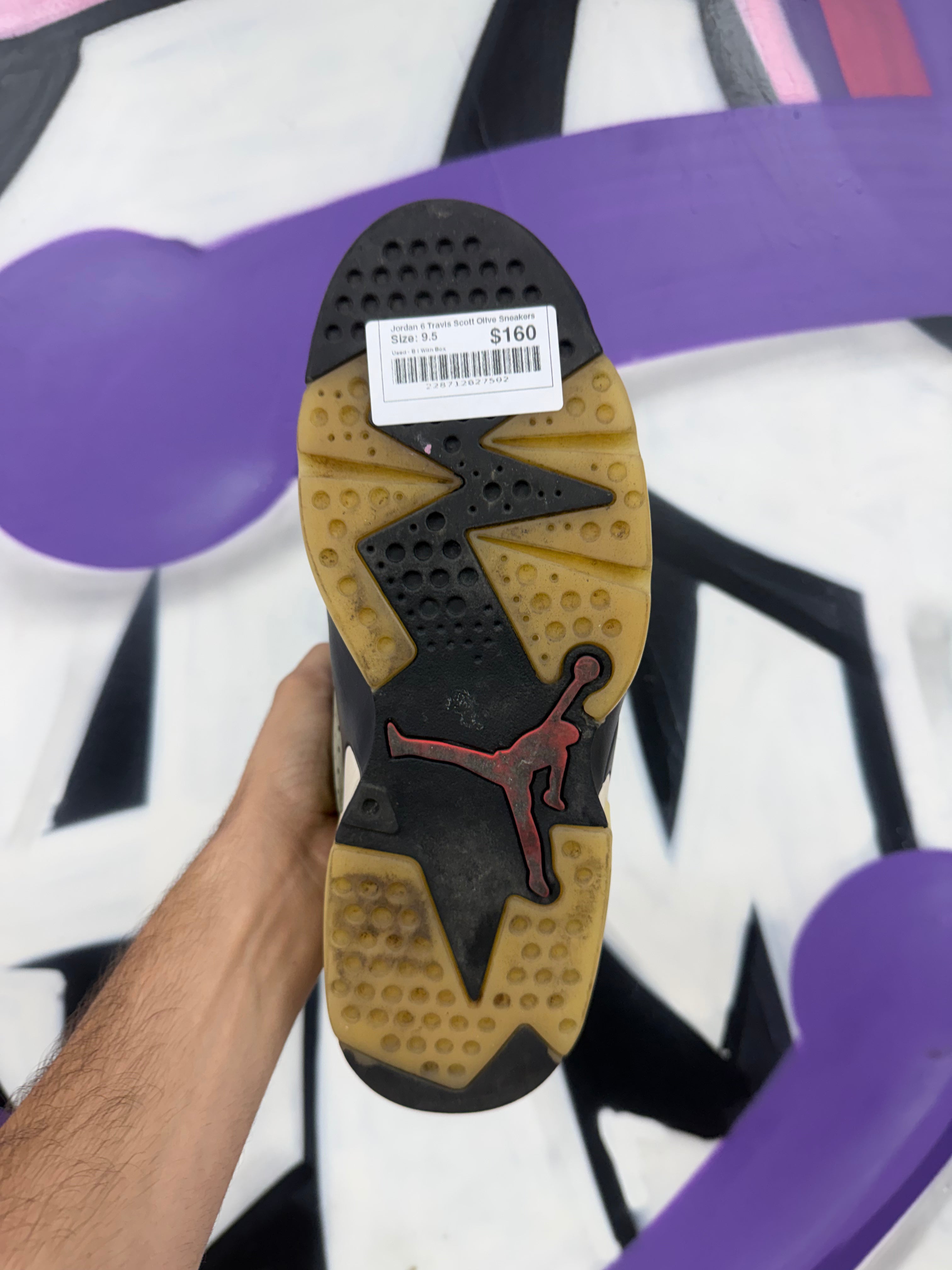 Jordan 6 Travis Scott Olive Sneakers