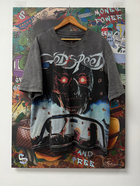 Godspeed Vandal Tee Grey Wash New Tags