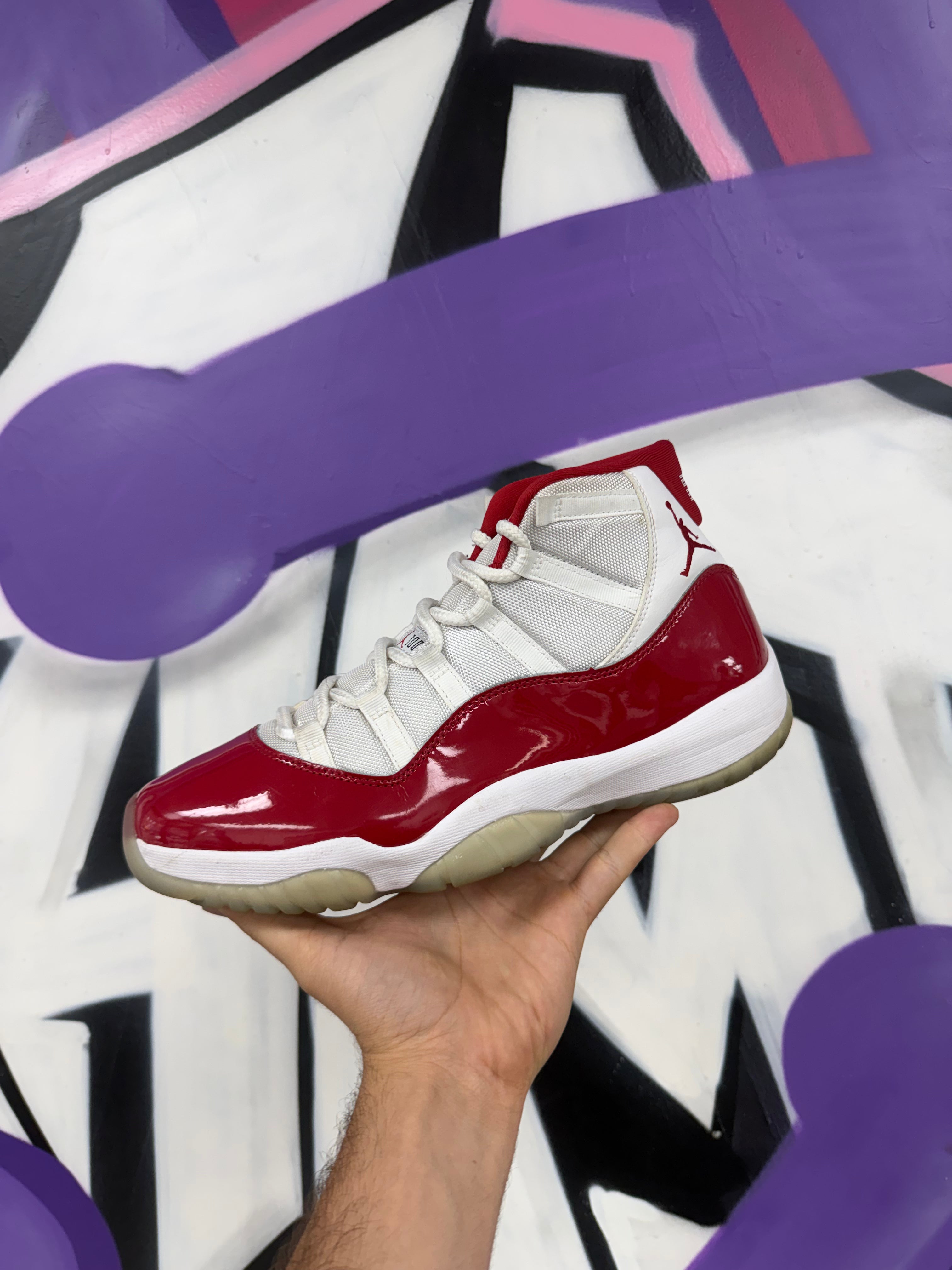 Jordan 12 Cherry Sneakers