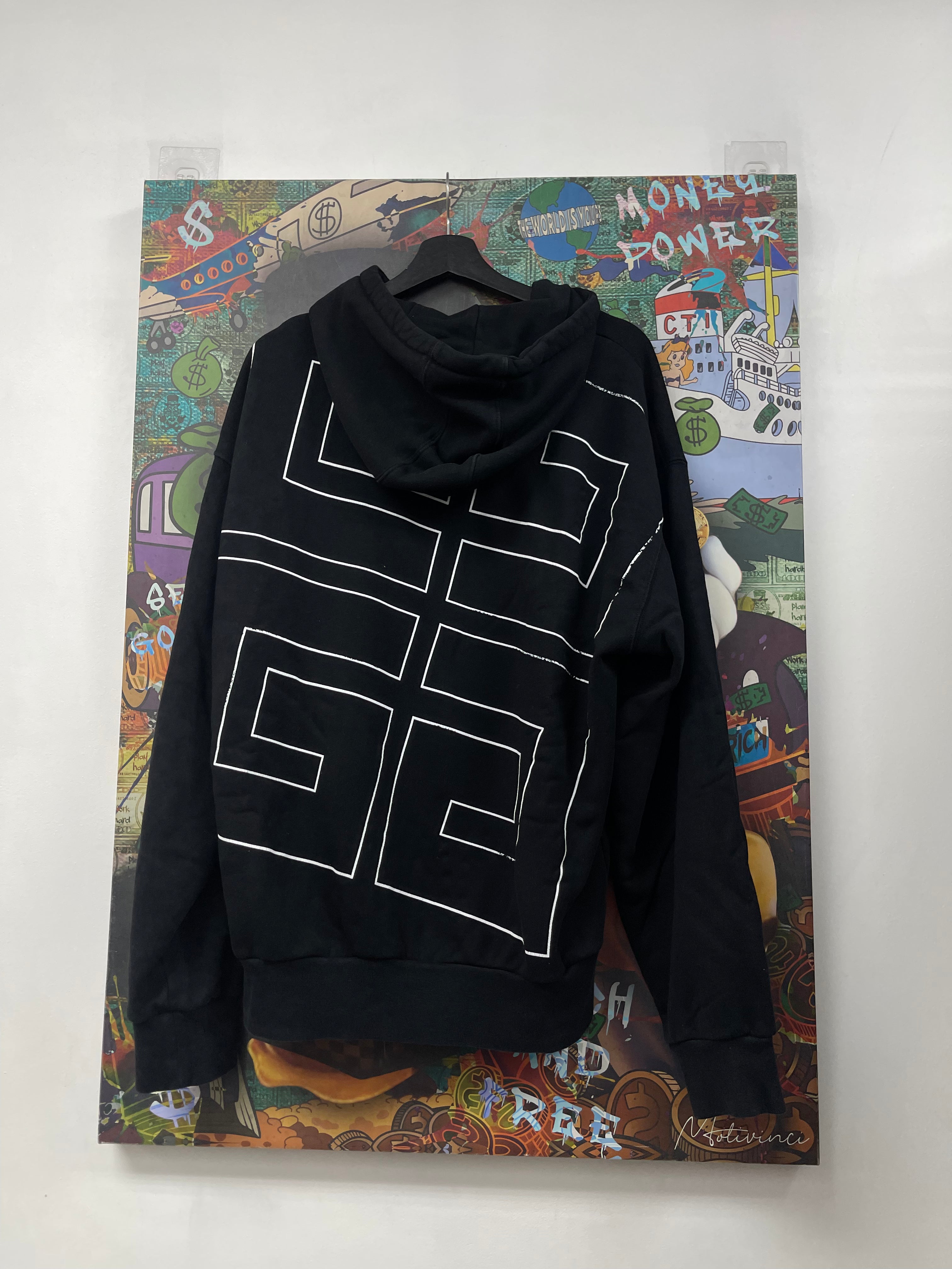 Givenchy Black 3 Star Hoodie