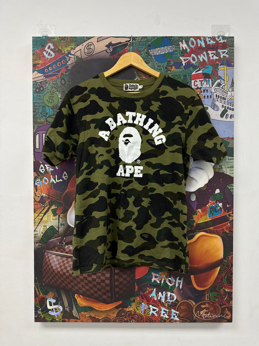 BAPE Camo Tee Used Small N/A