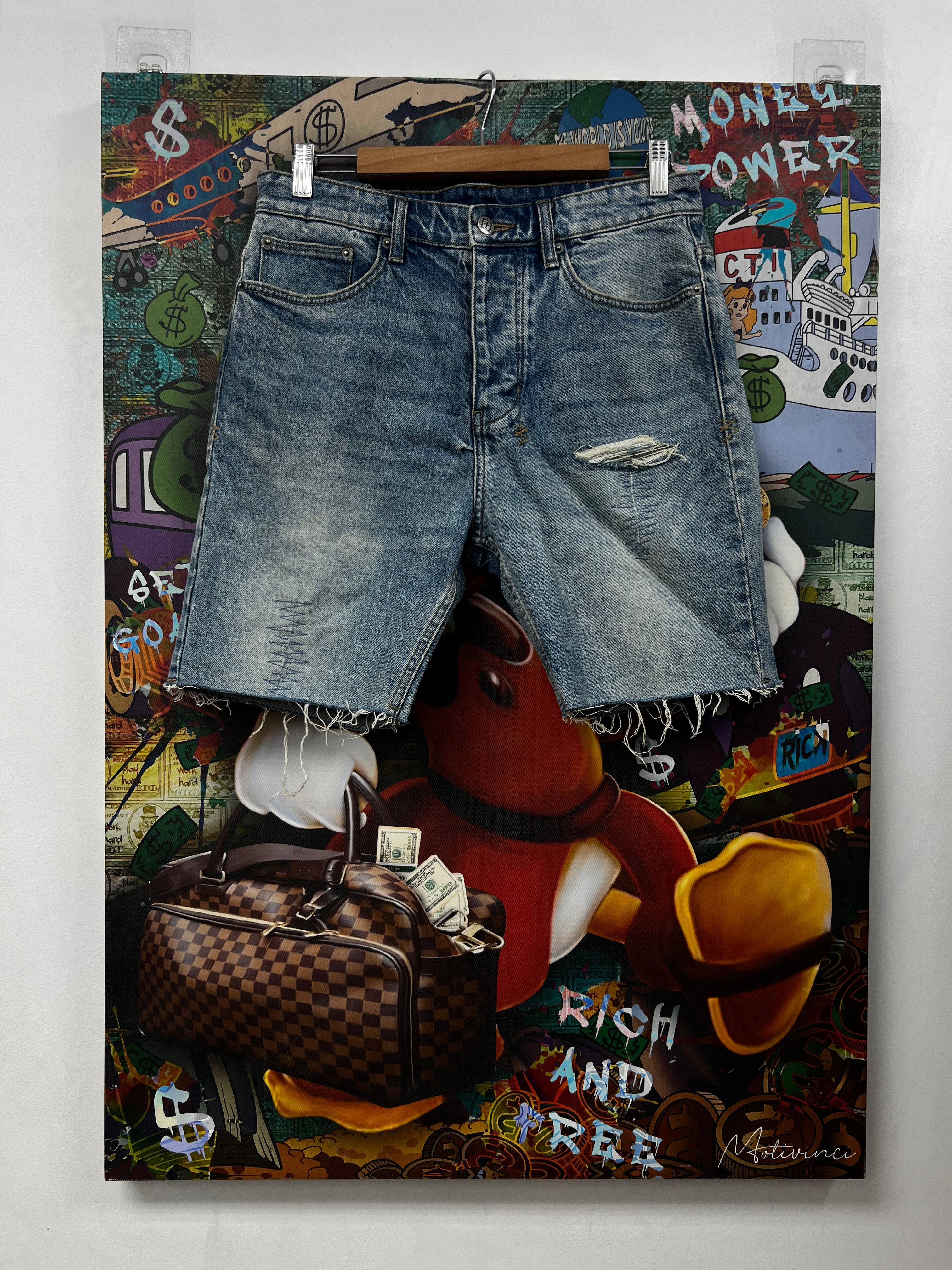 Ksubi Light Wash Shorts