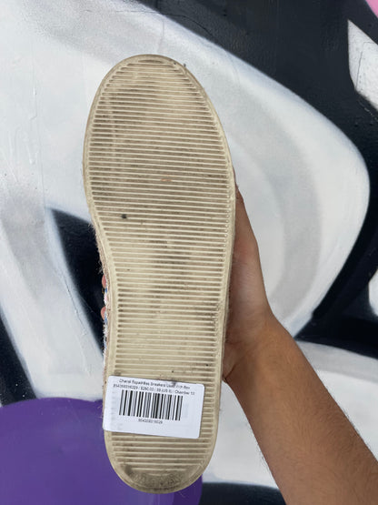 Chanel Espadrilles Sneakers Used With Box