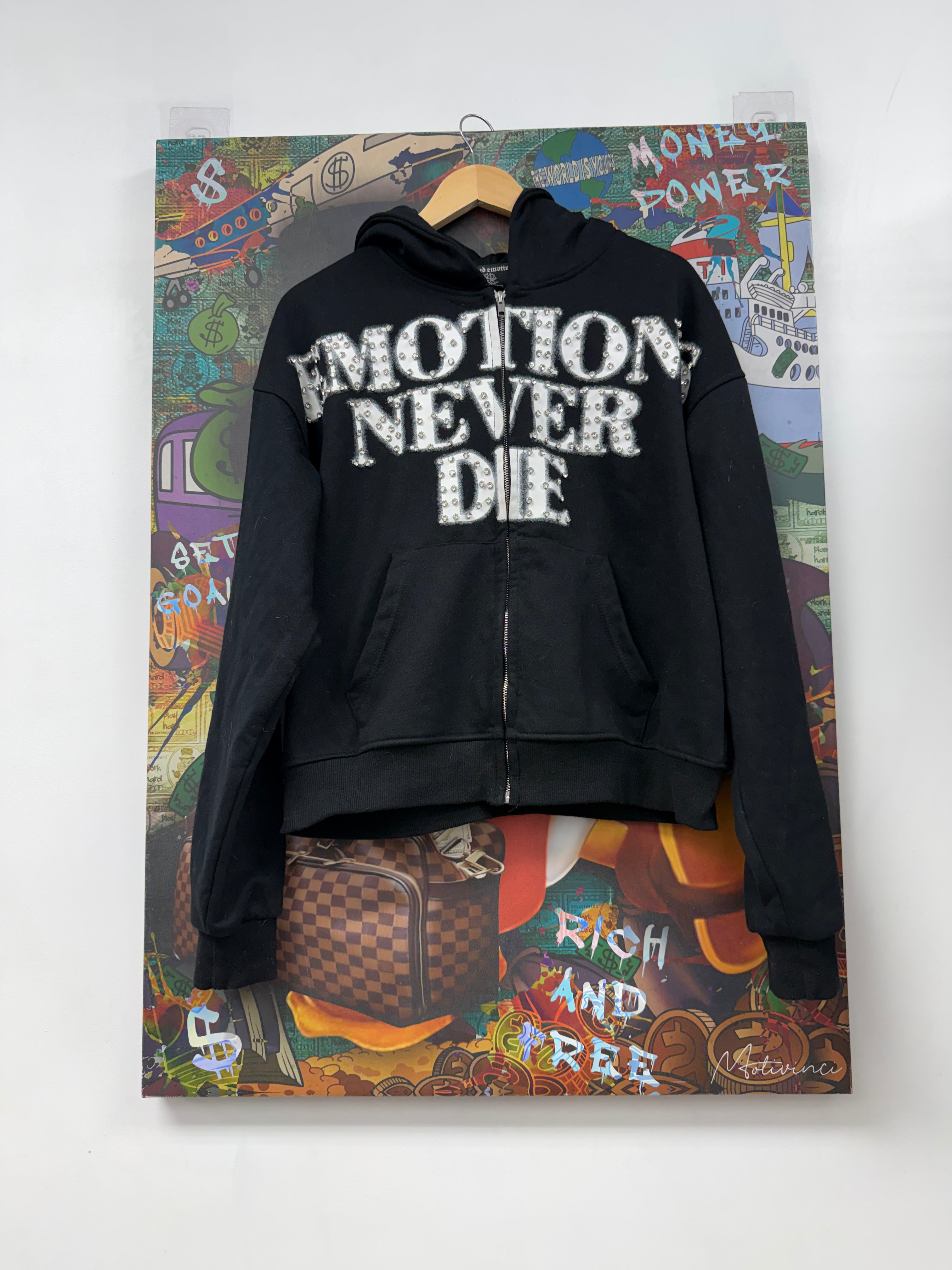 Mixed Emotions Black END Zip Up Hoodie