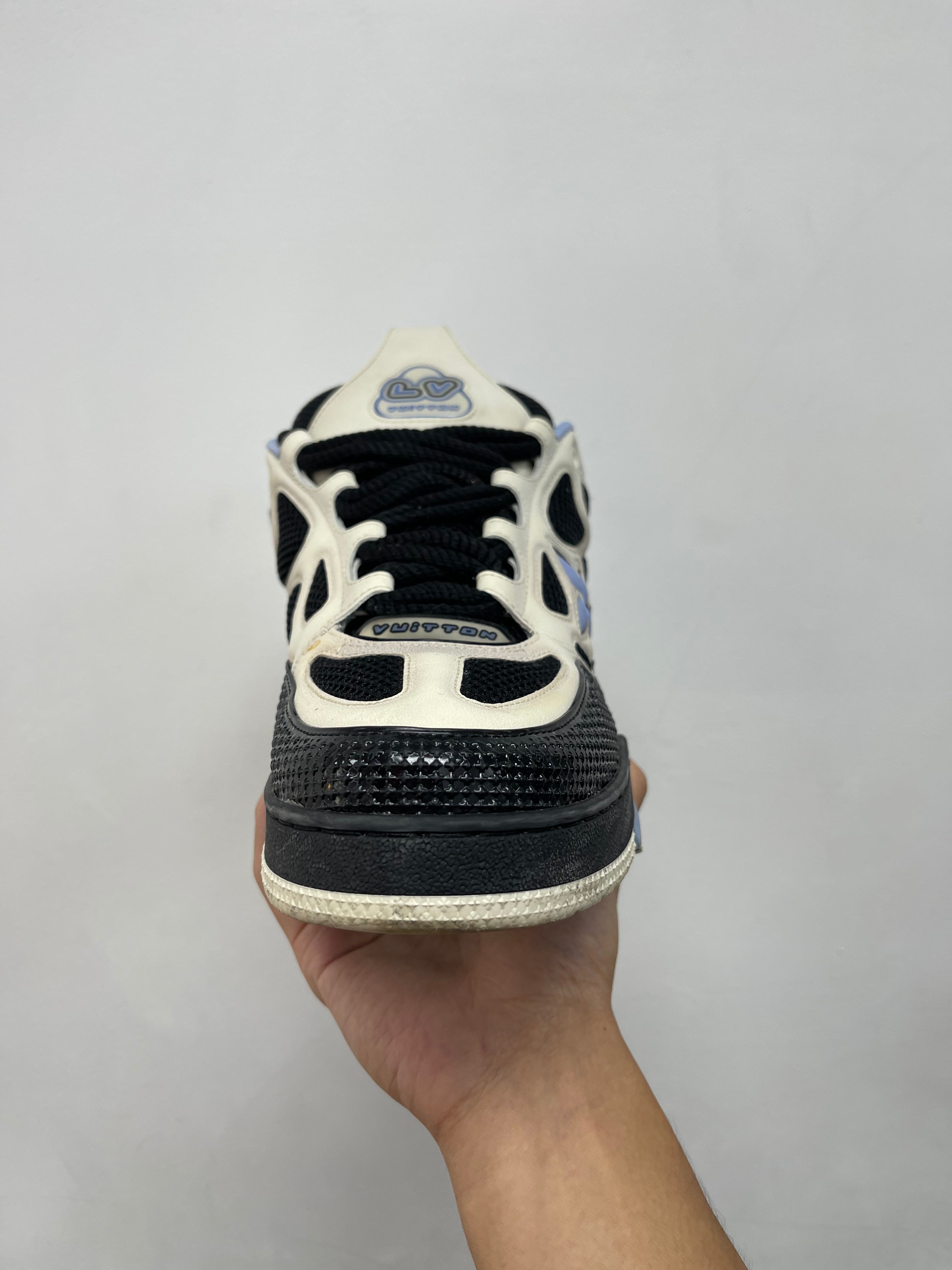 Louis Vuitton Black Blue Skate Sneakers
