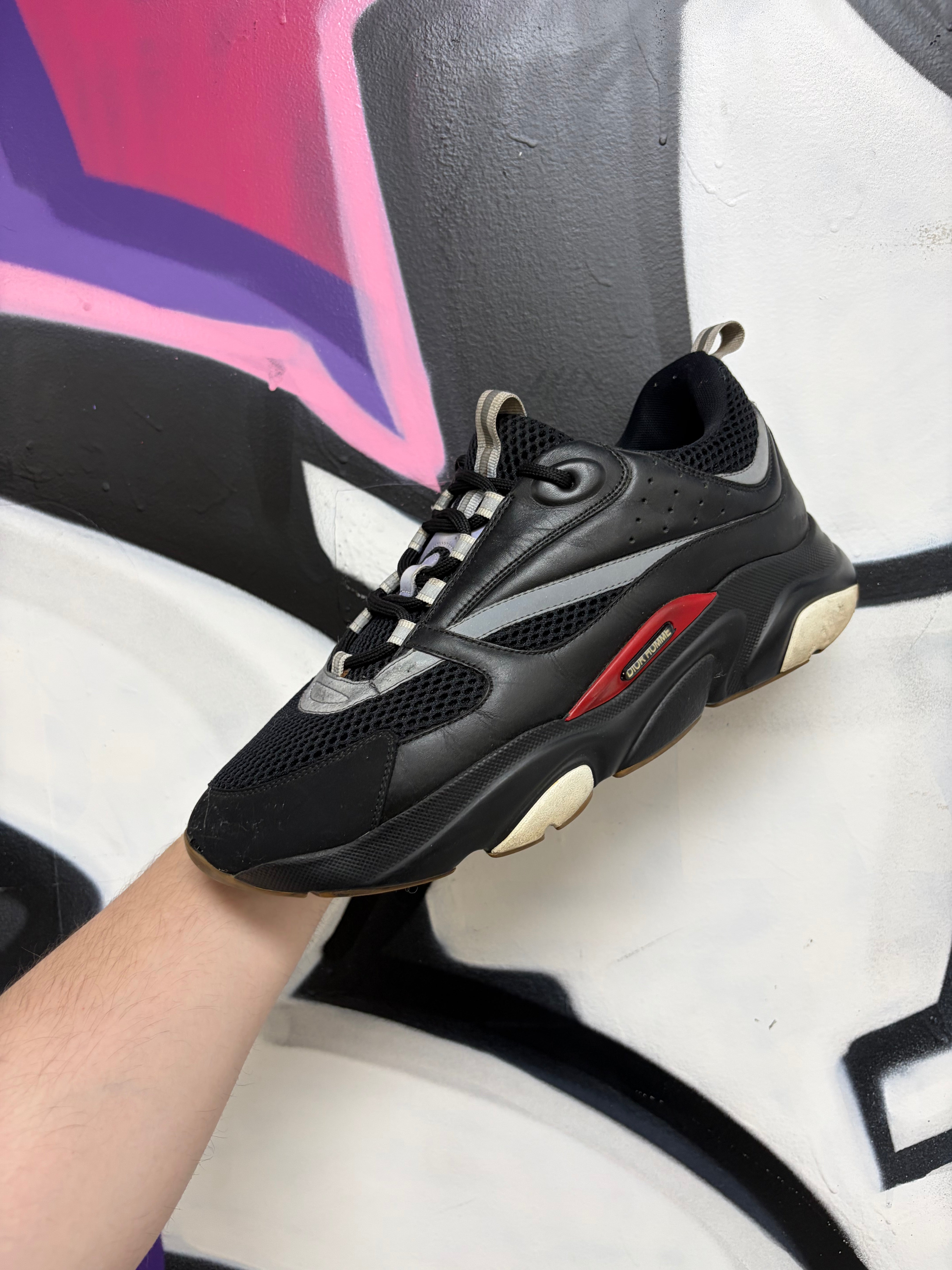 Dior Black Red B22 Homme Sneakers