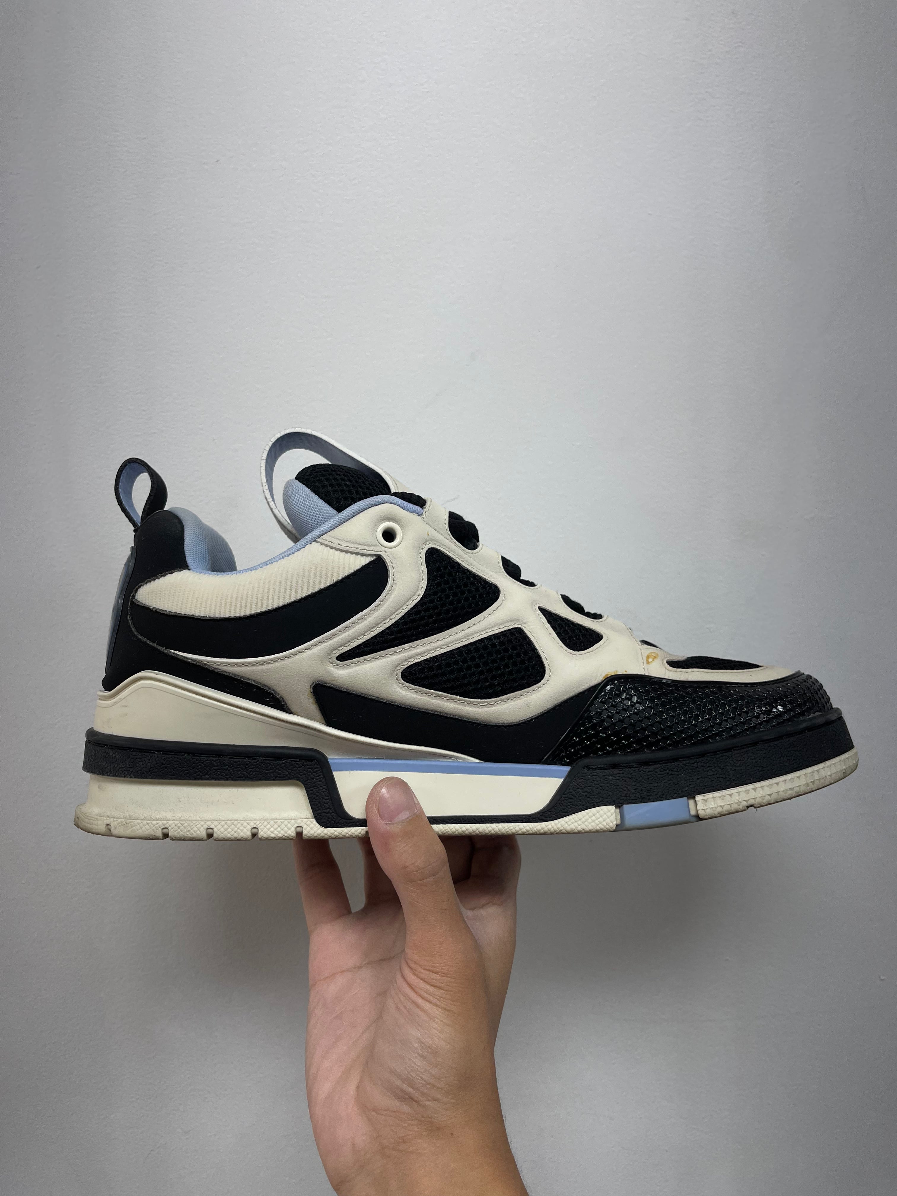 Louis Vuitton Black Blue Skate Sneakers