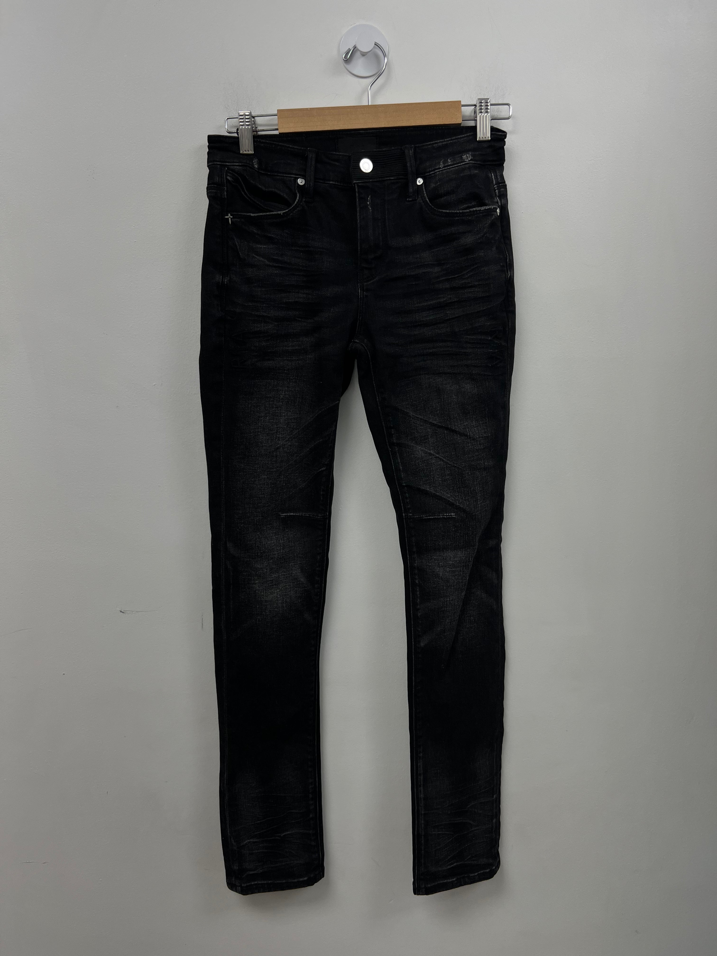 RTA Black Faded Plain Jeans