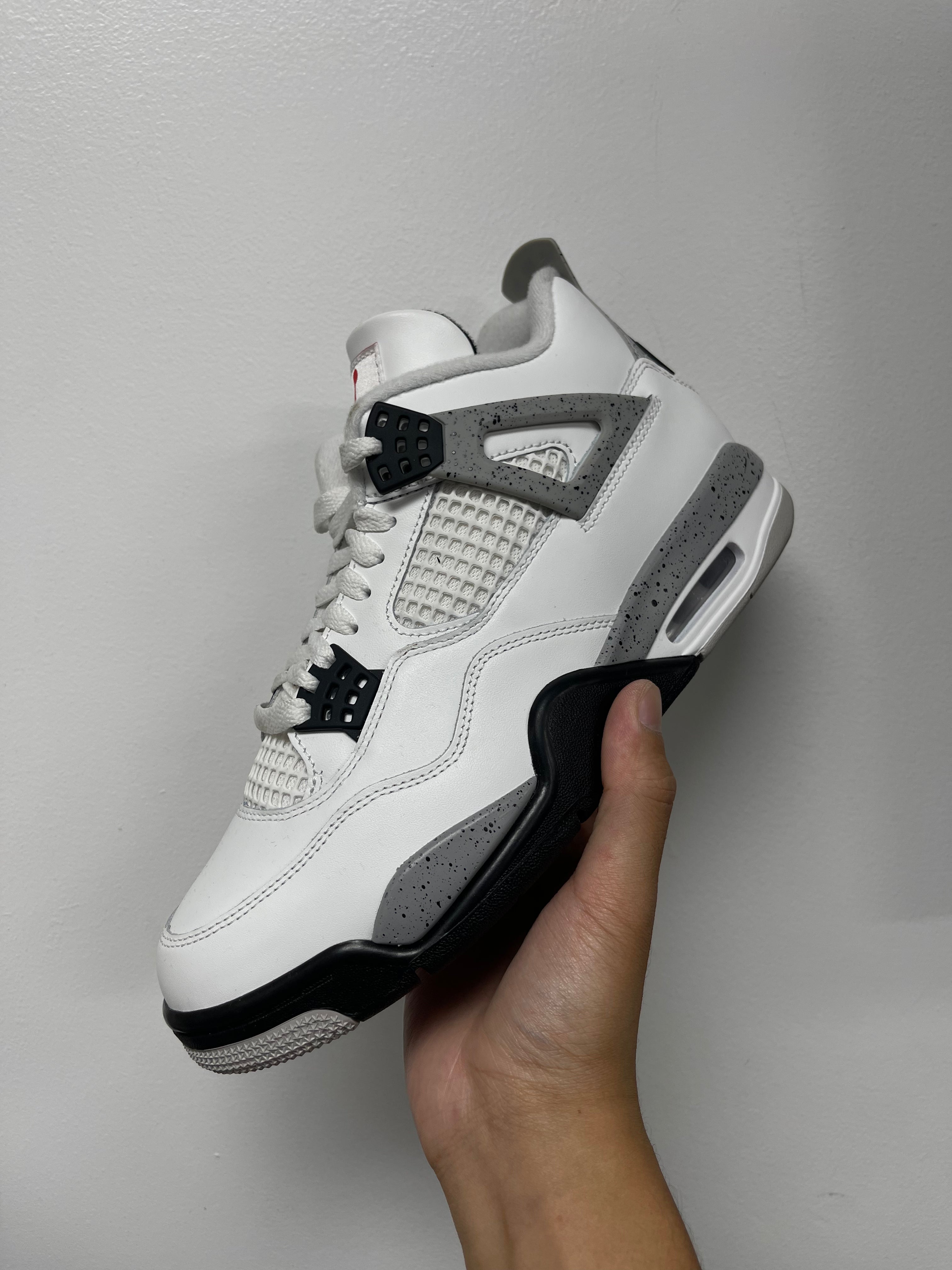 Jordan 4 White Cement Sneakers