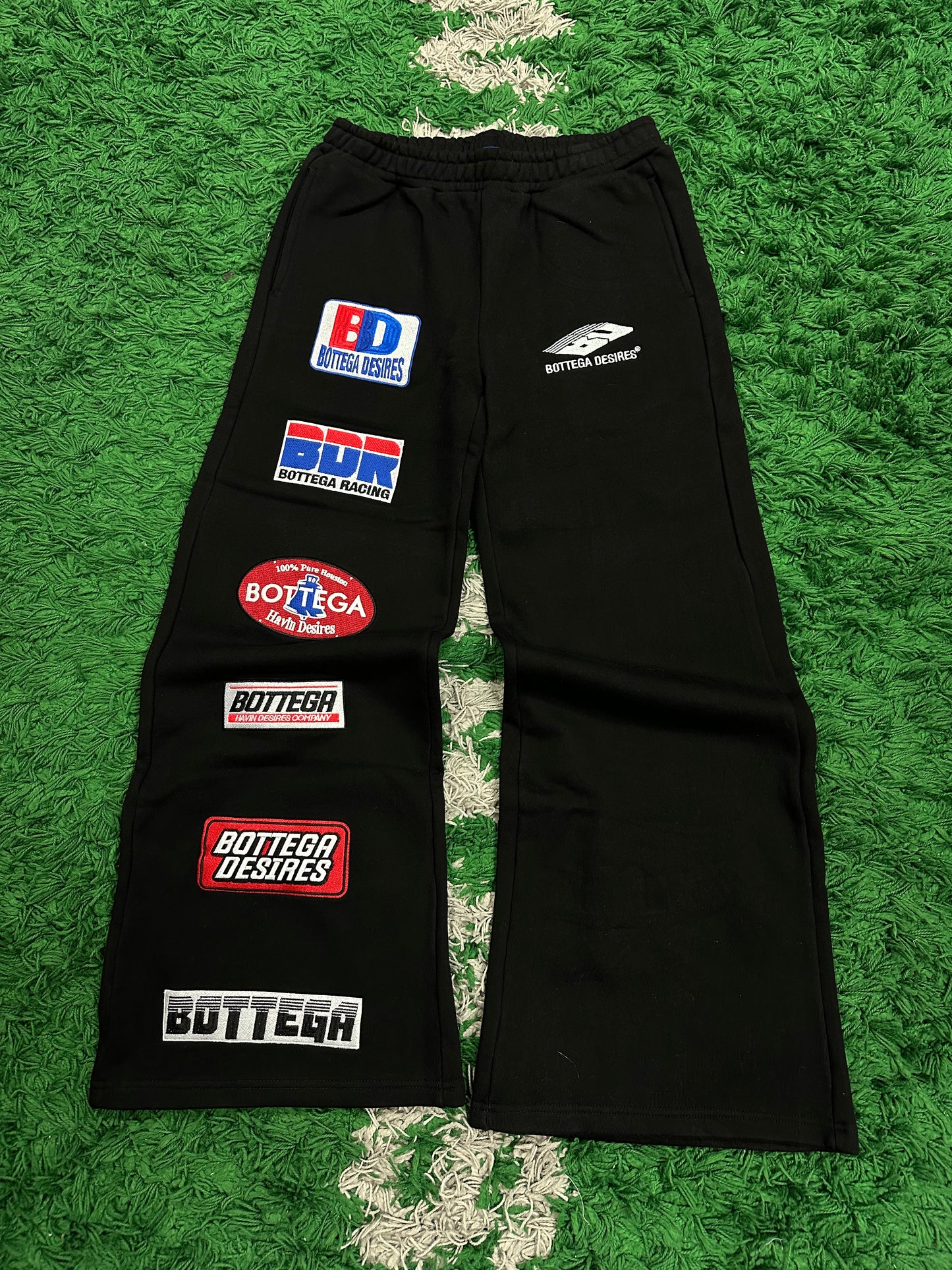 Bottega Desires Patches Sweats Black