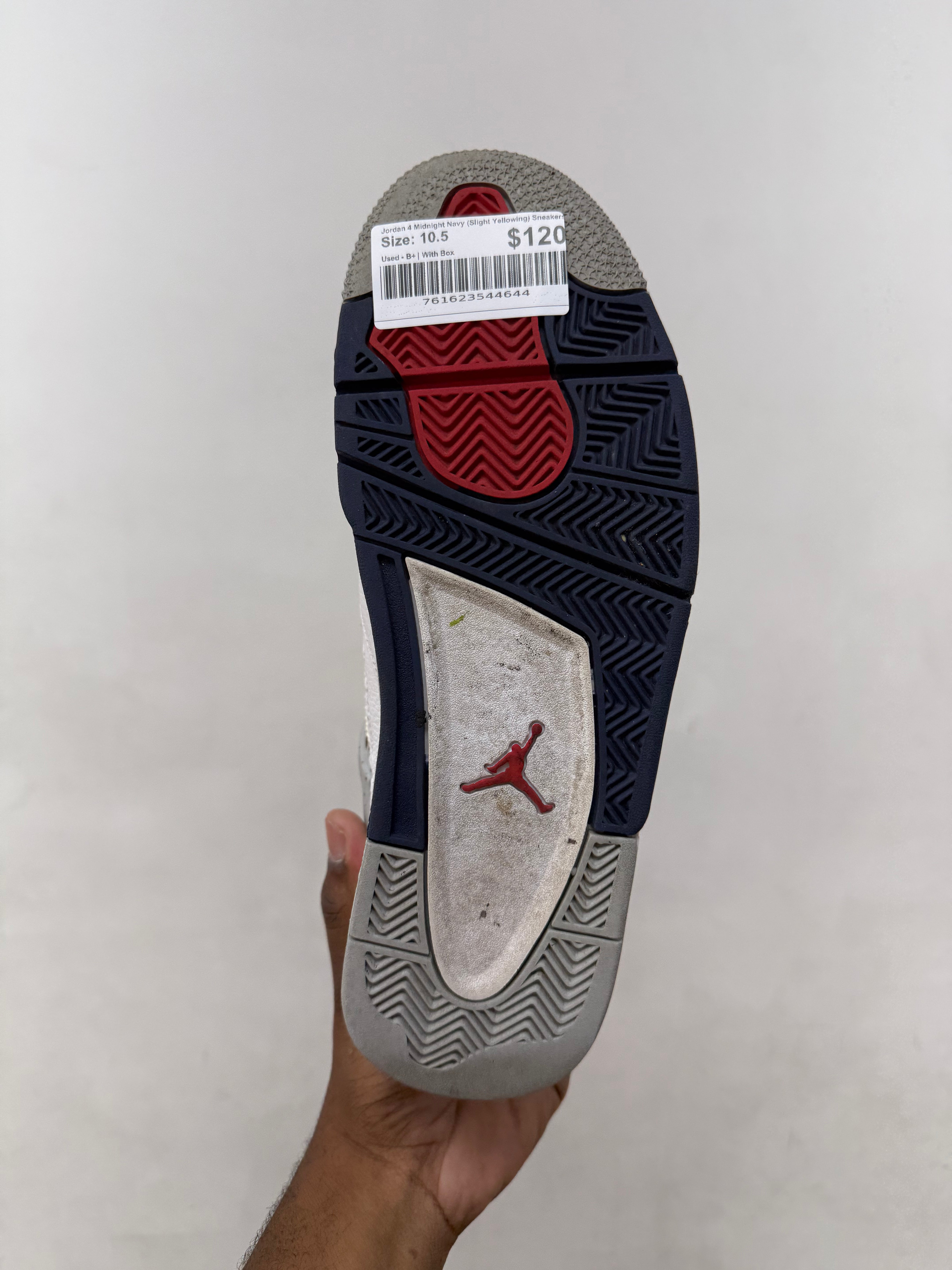 Jordan 4 Midnight Navy (Slight Yellowing) Sneakers