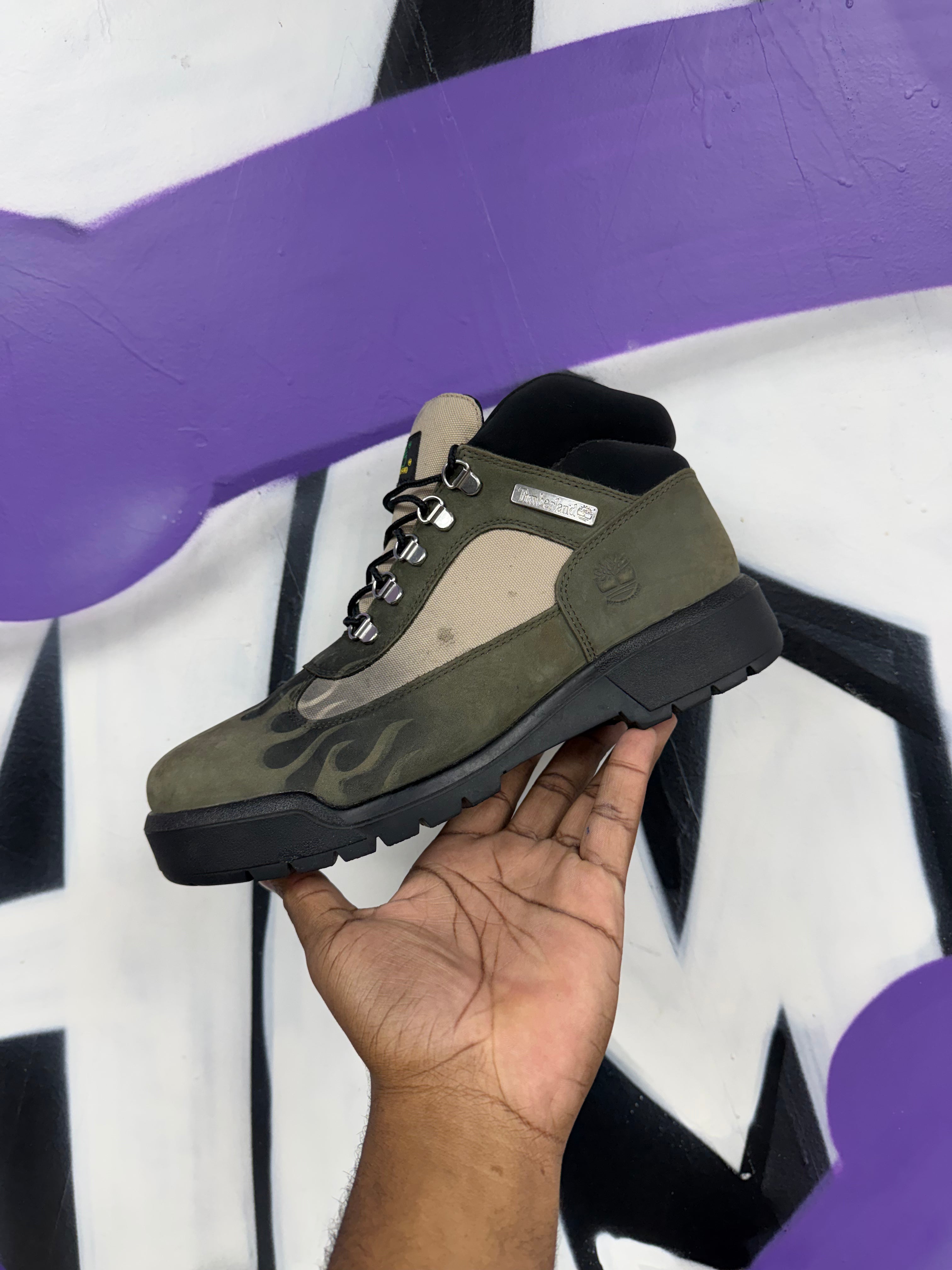 Loso Wav x Timberland Green Field Boots