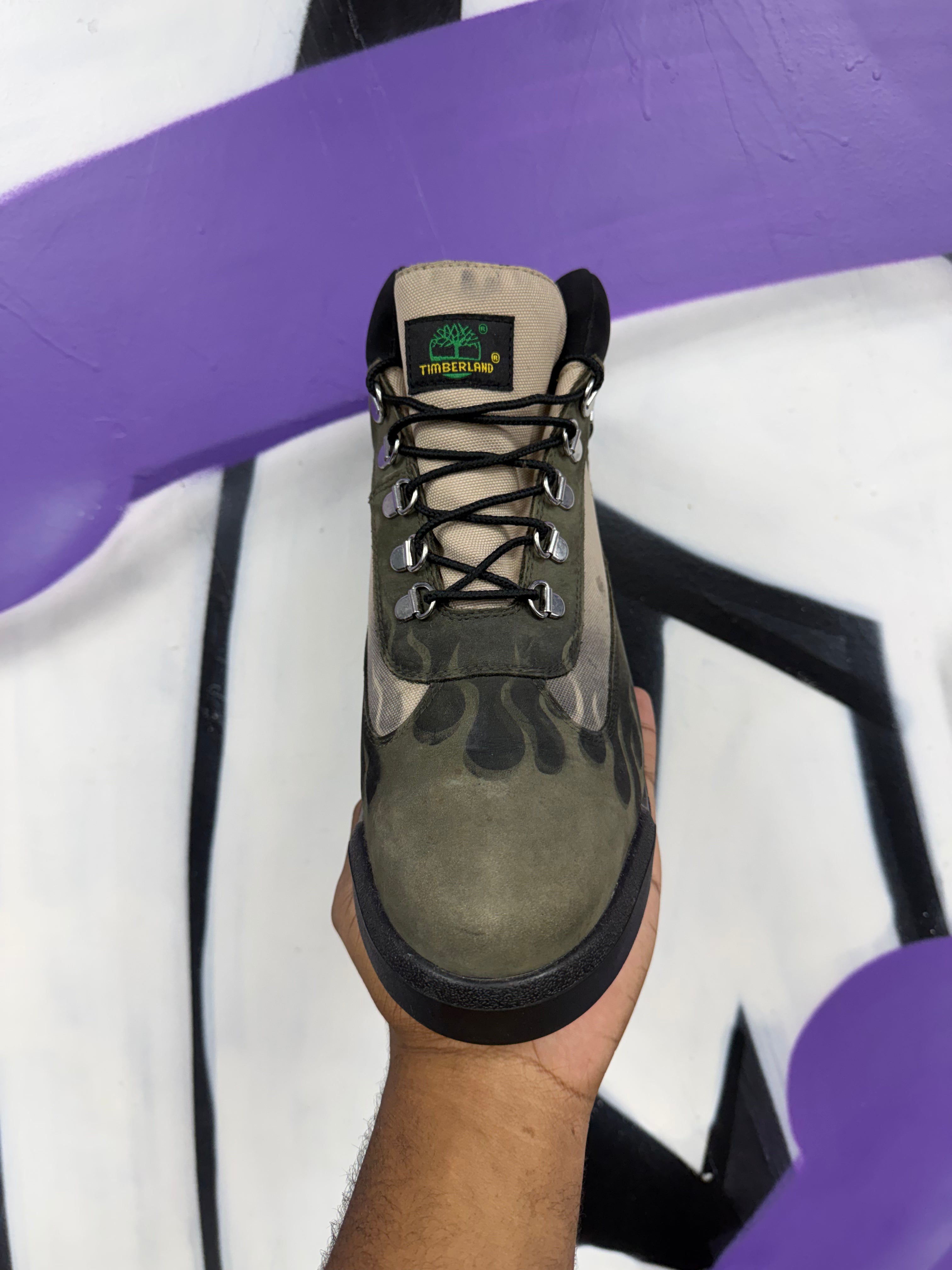 Loso Wav x Timberland Green Field Boots
