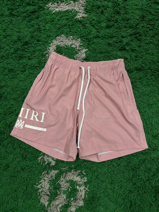 Amiri Swim Trunks MA Bar Pink