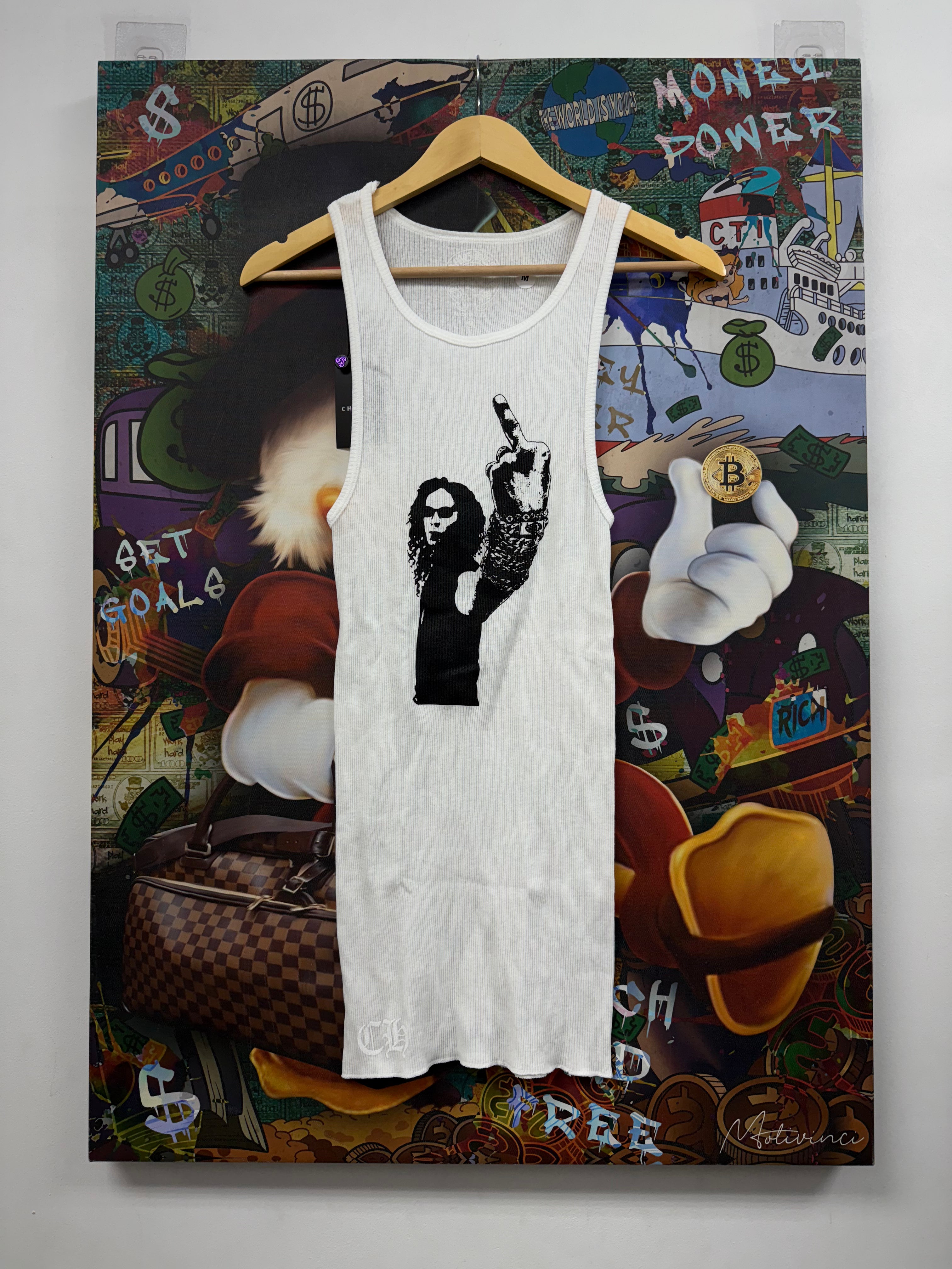 Chrome Hearts White Richard Stark Tank Top