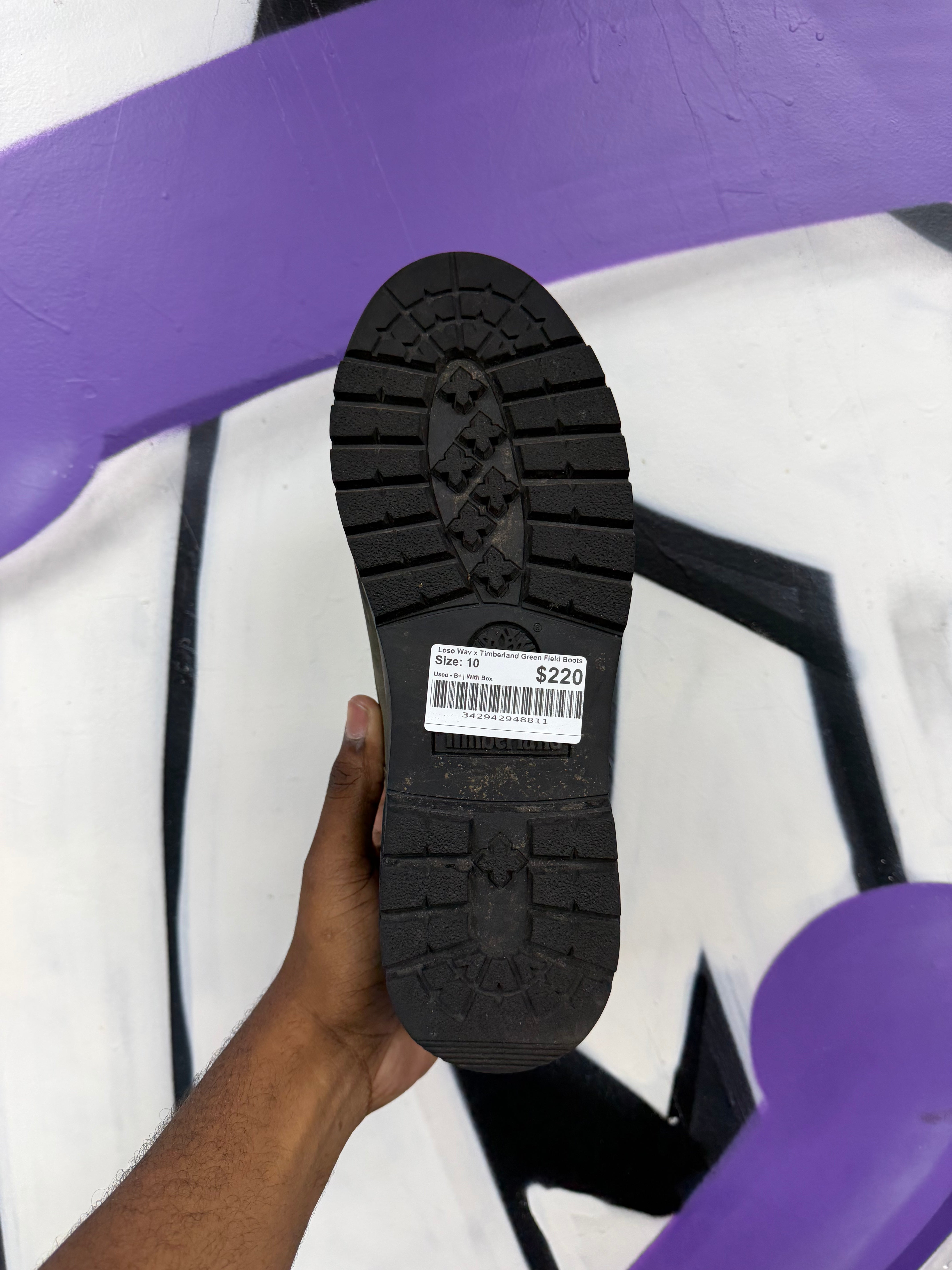Loso Wav x Timberland Green Field Boots