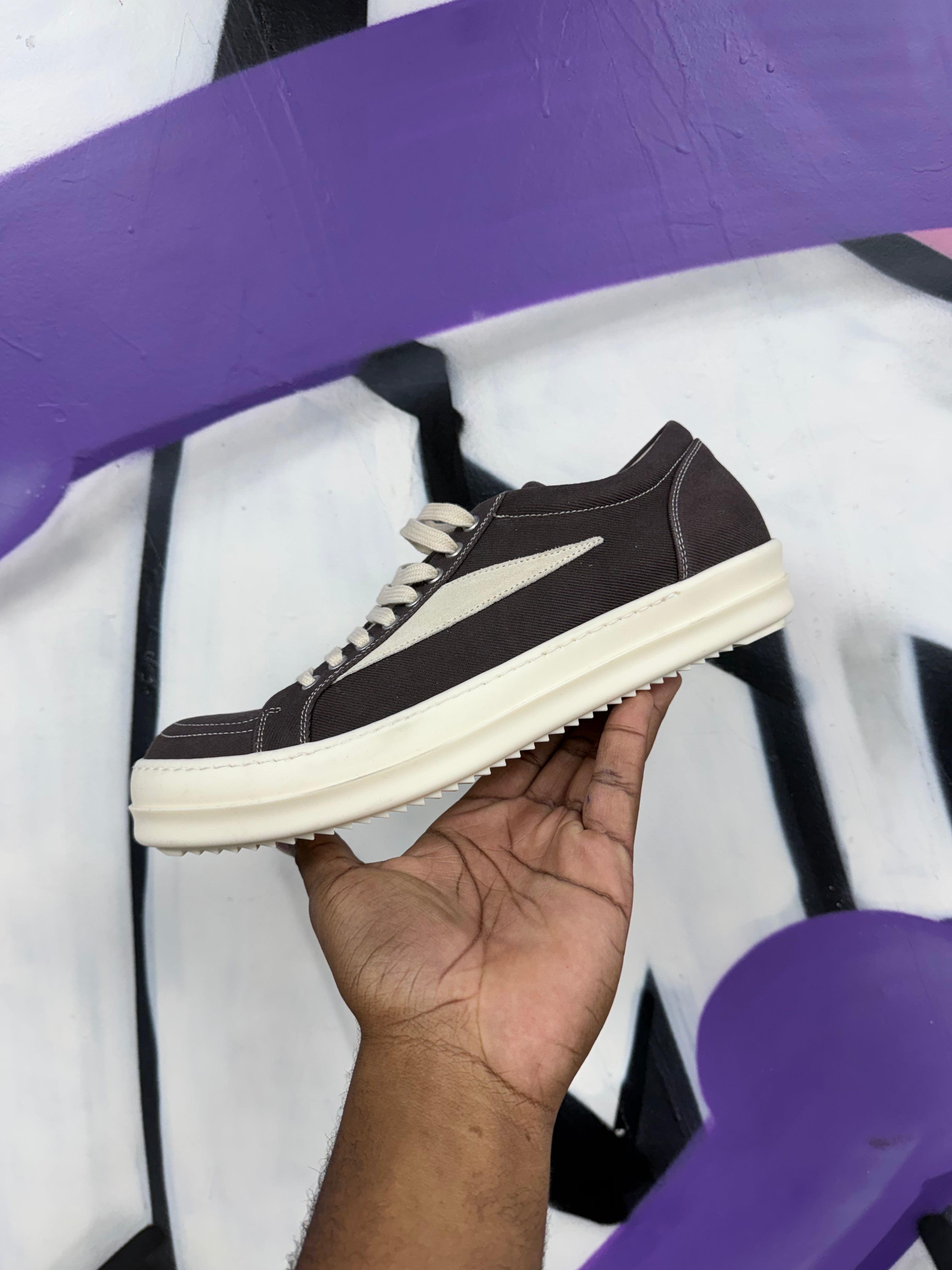 Rick Owens Grape Vintage DRKSHDW Low Sneakers
