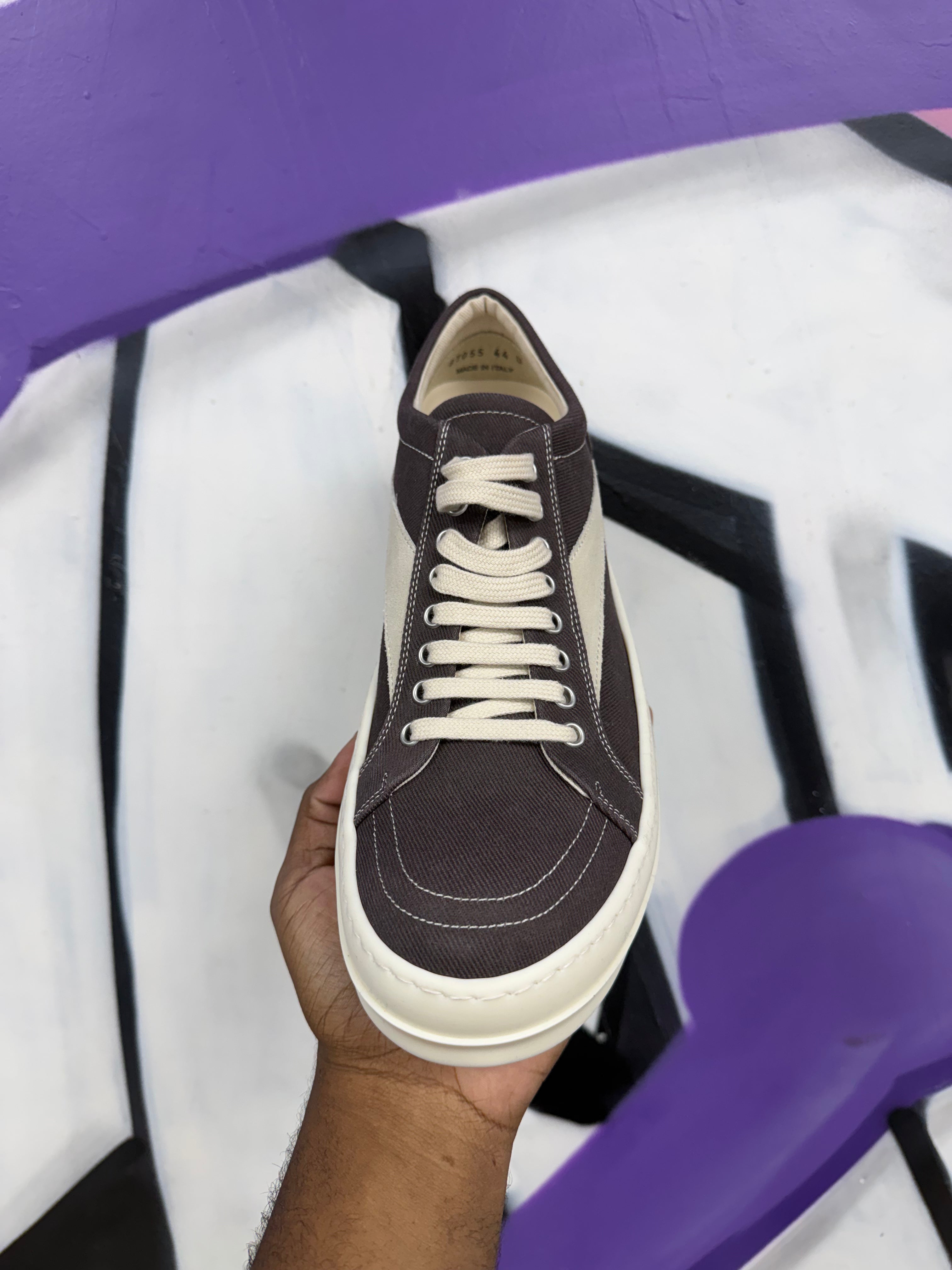 Rick Owens Grape Vintage DRKSHDW Low Sneakers