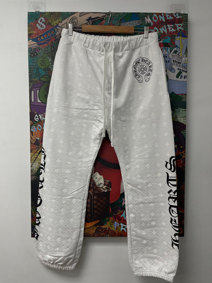 Chrome Hearts White Monogram Sweats New