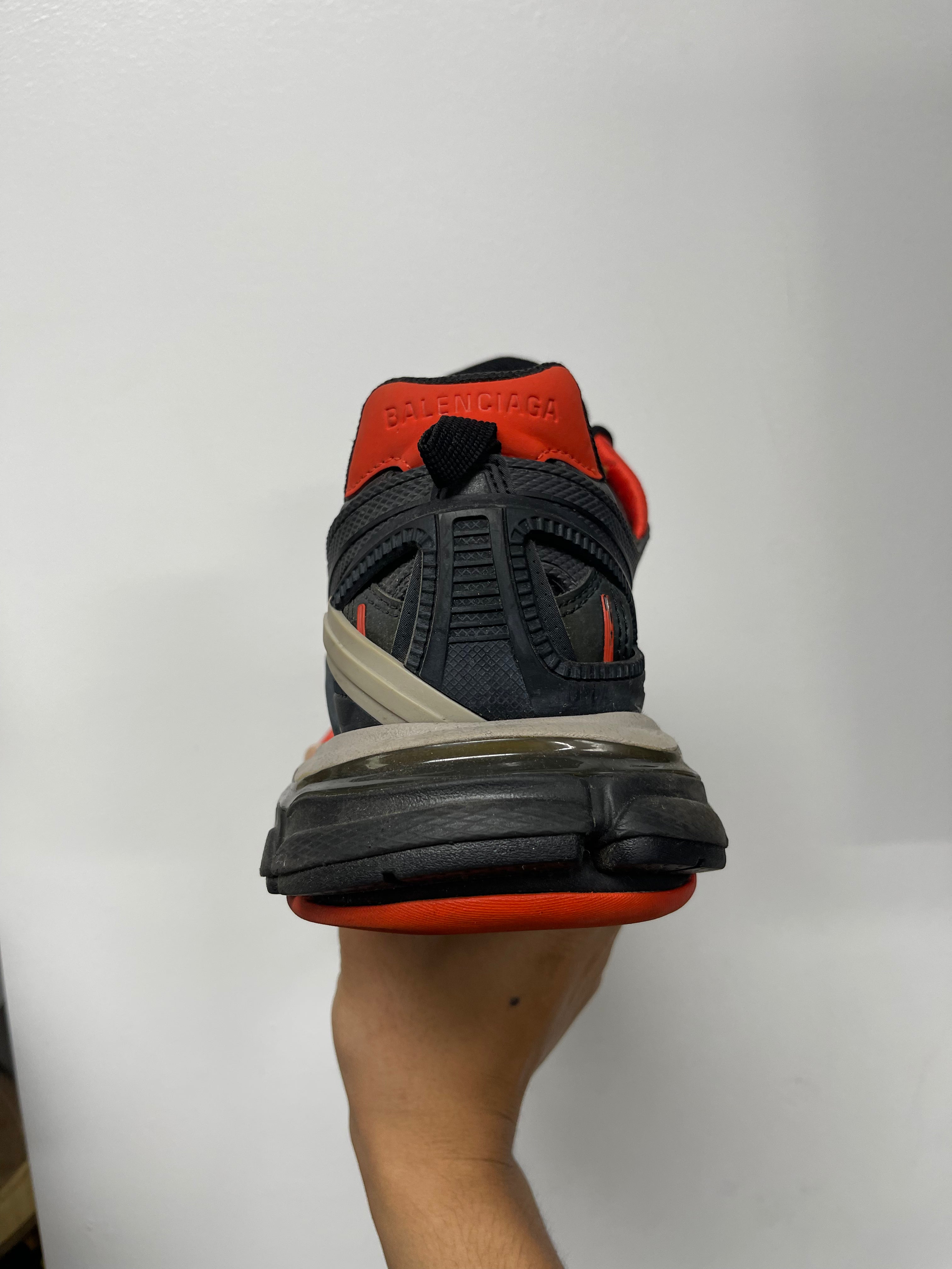 Balenciaga Black Orange Track 2 Sneakers