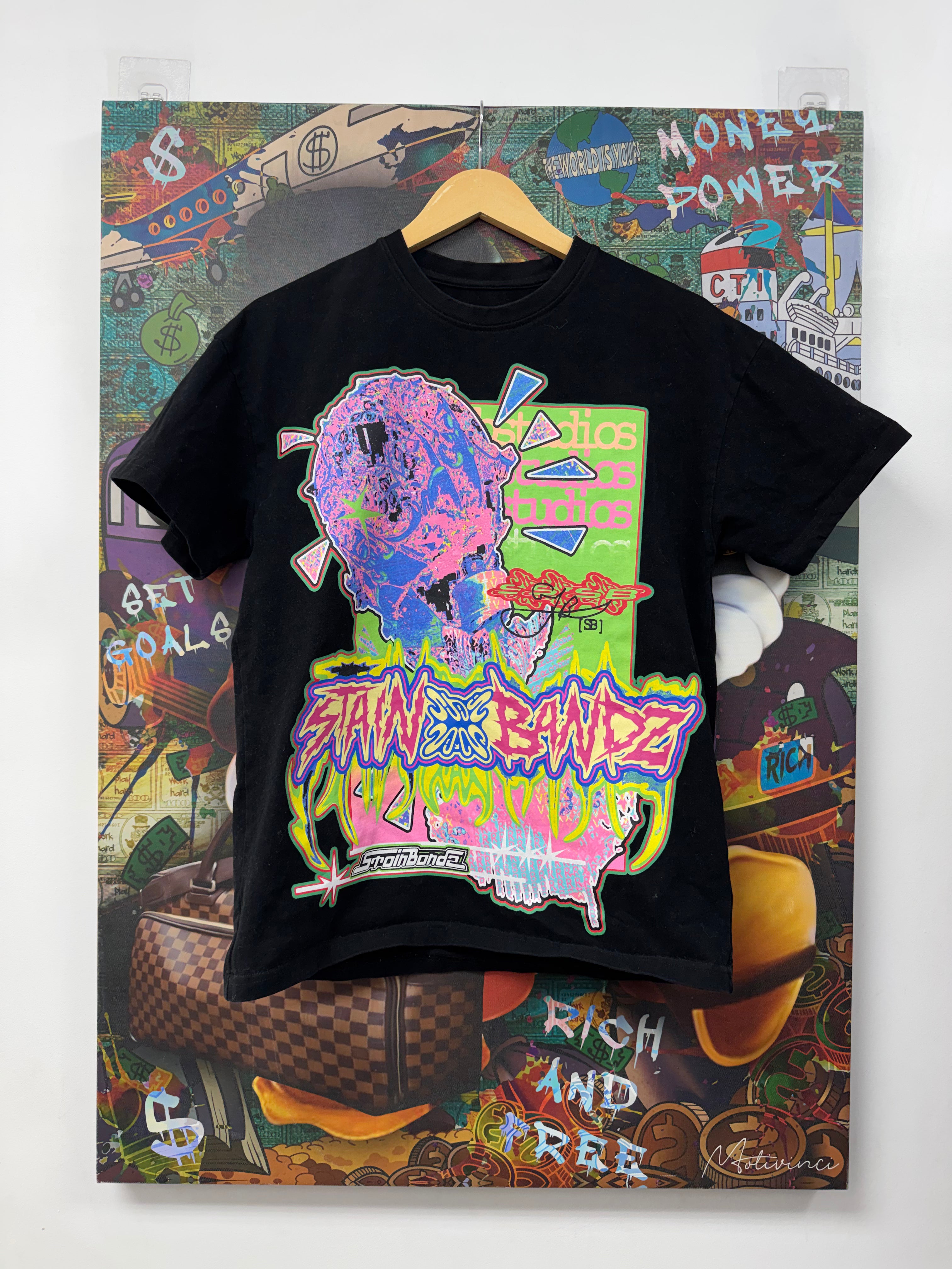 SB Studios Black Multi Tee