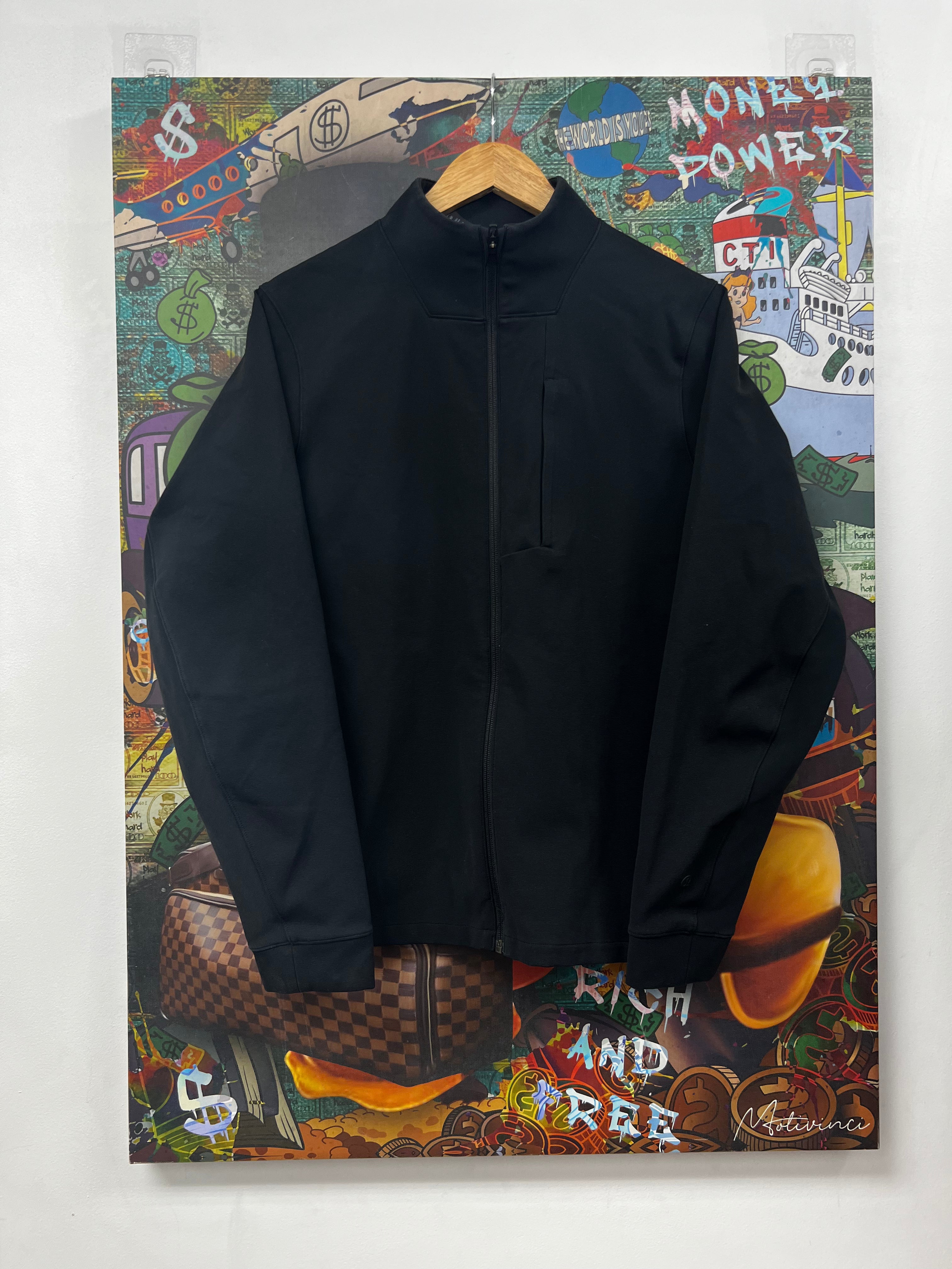 Lululemon Black Nylon Track Jacket