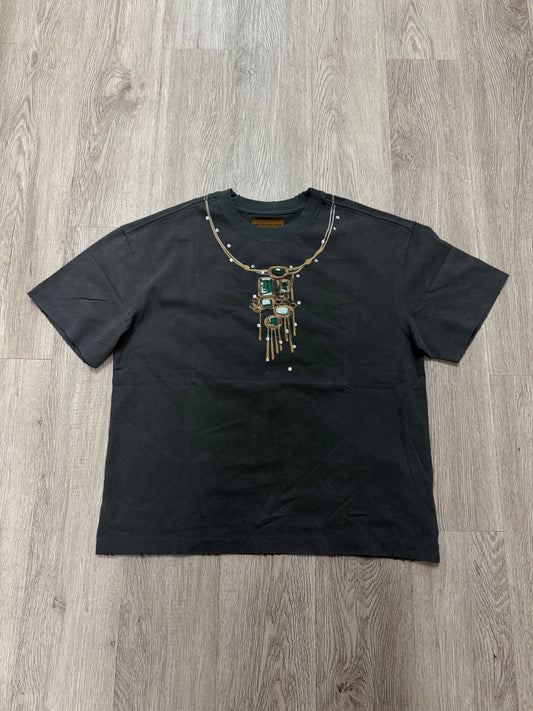 Birth Of A Royal Child Tee Necklace Print Grey
