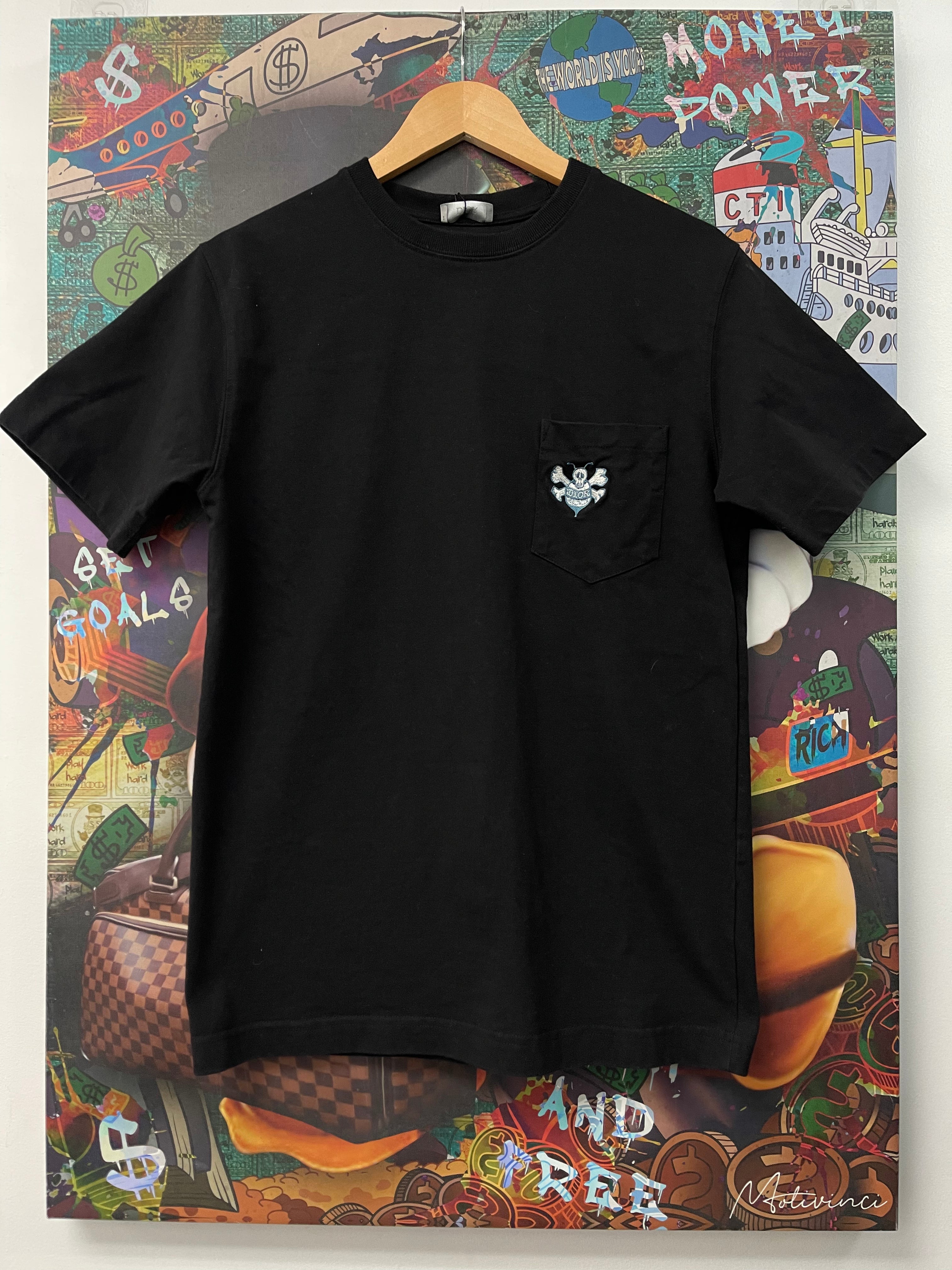 Dior Black Bumble Kaws Tee