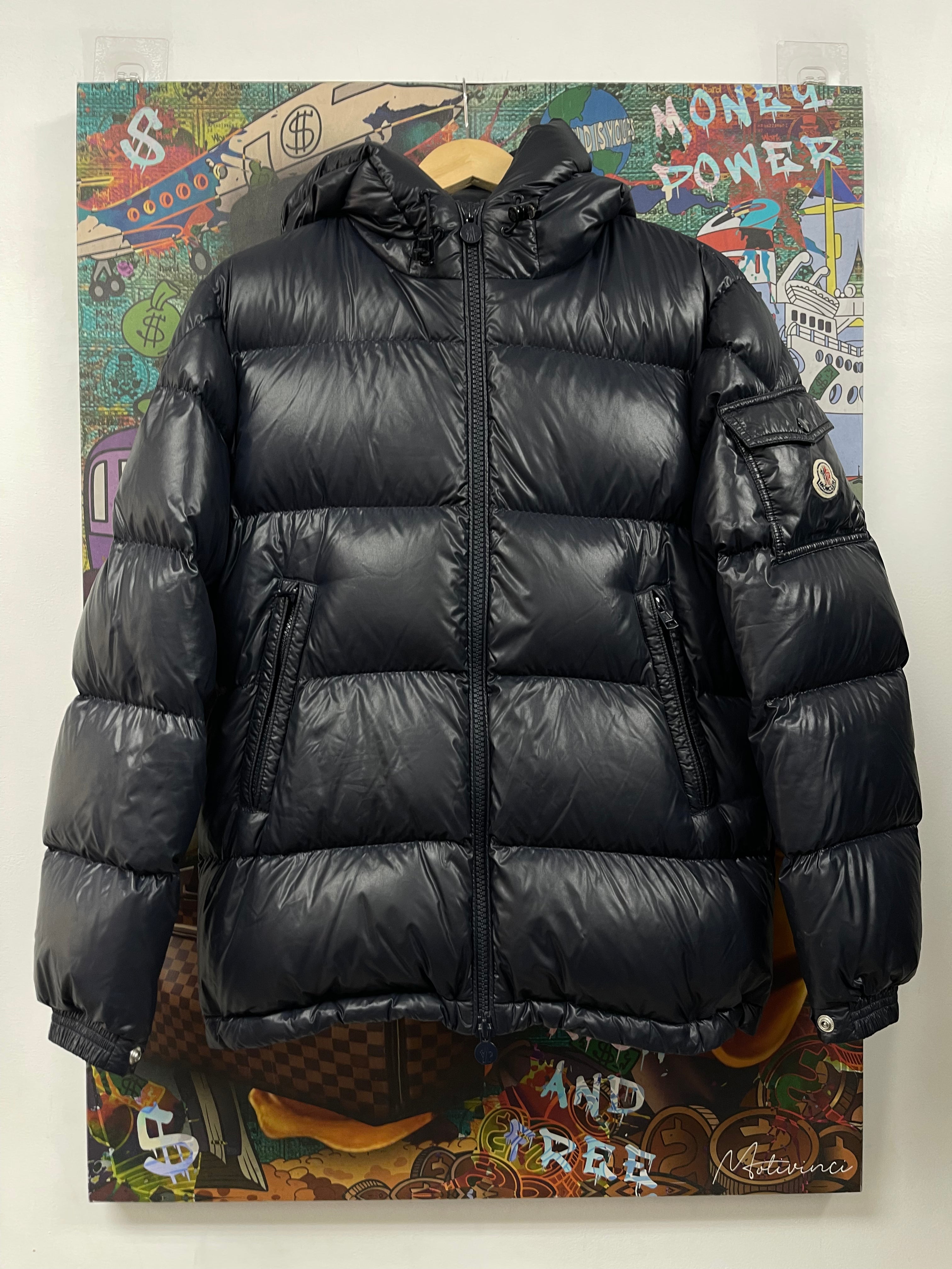 Moncler Navy Maya Puffer Jacket