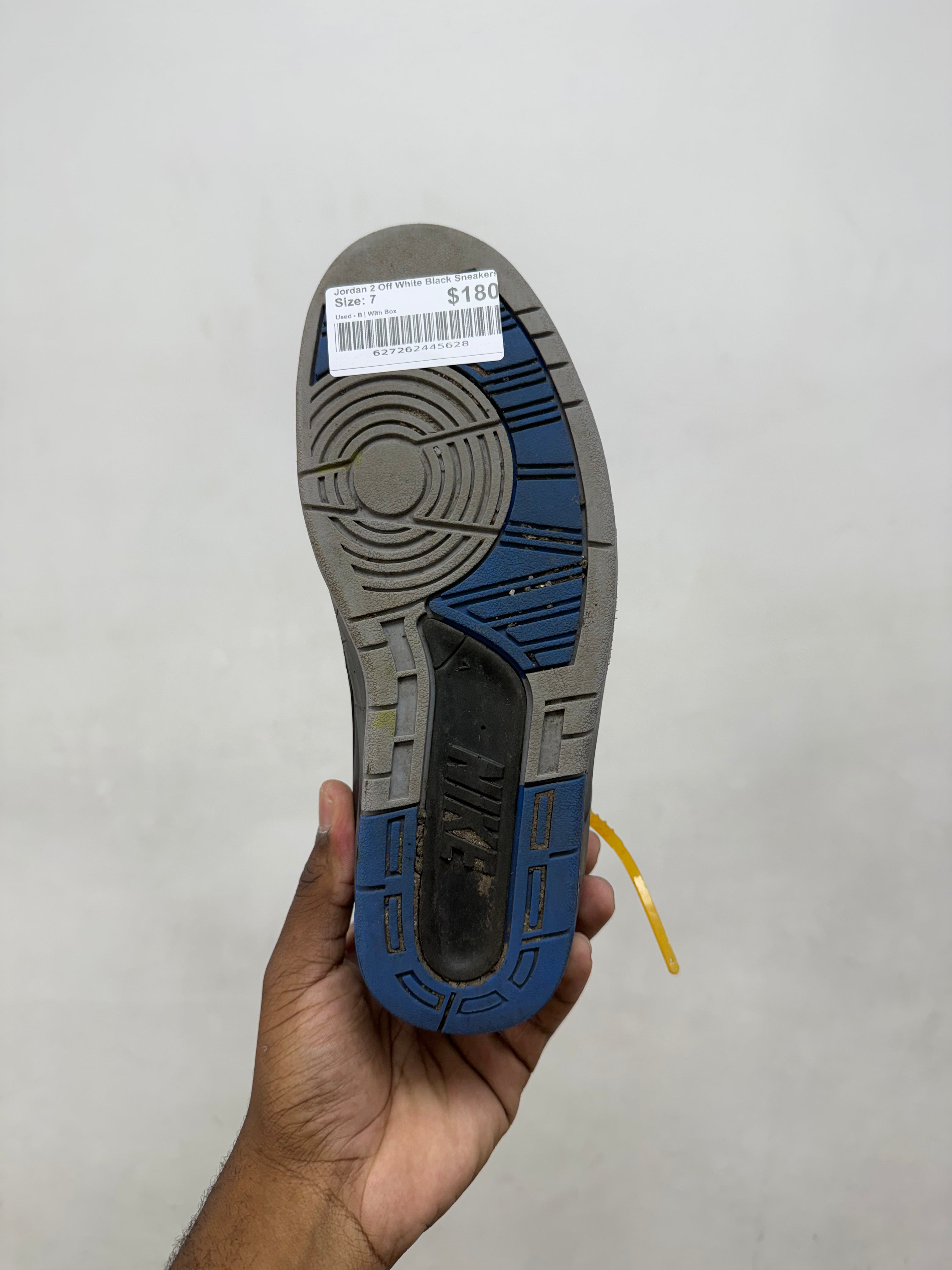 Jordan 2 Off White Black Sneakers
