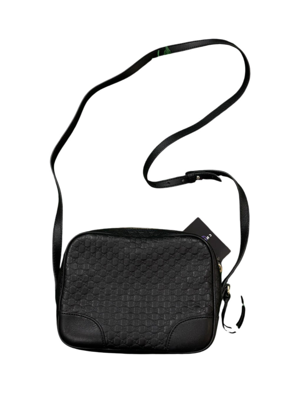 Gucci Microguccissima Monogram Crossbody Black Bag