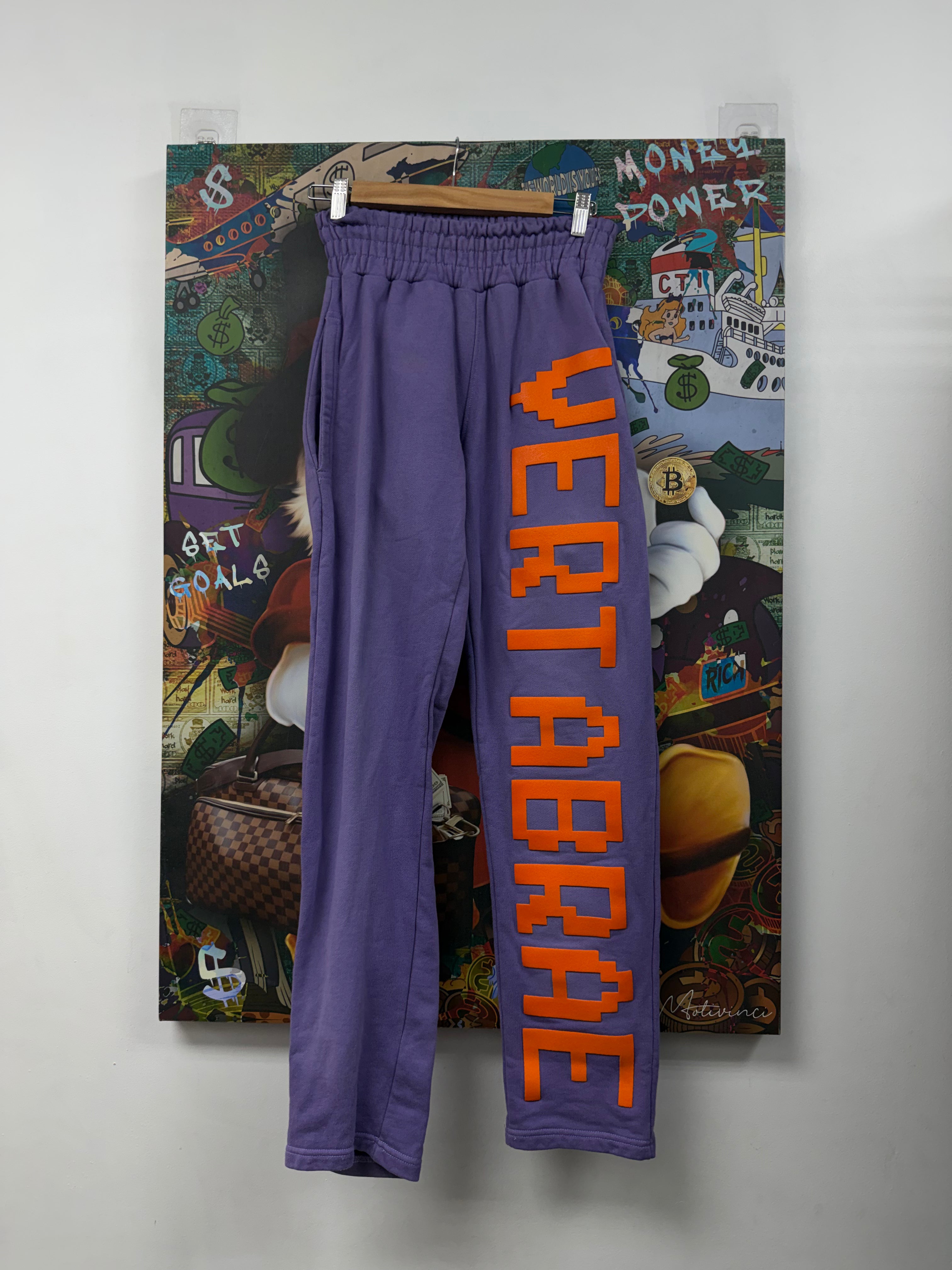 Vertabrae Purple Orange Sweats