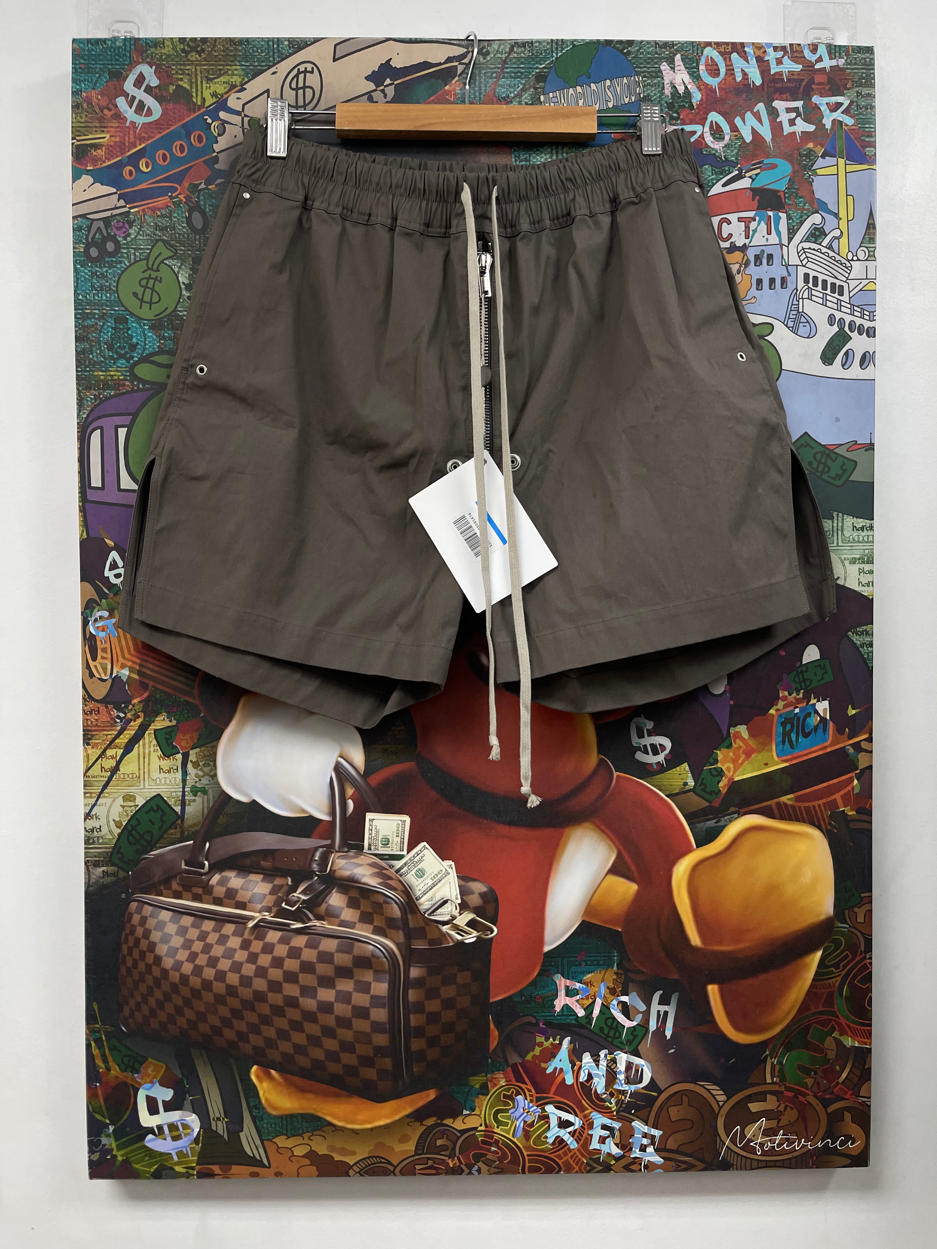 Rick Owens Brown Bella Boxer (50) Shorts