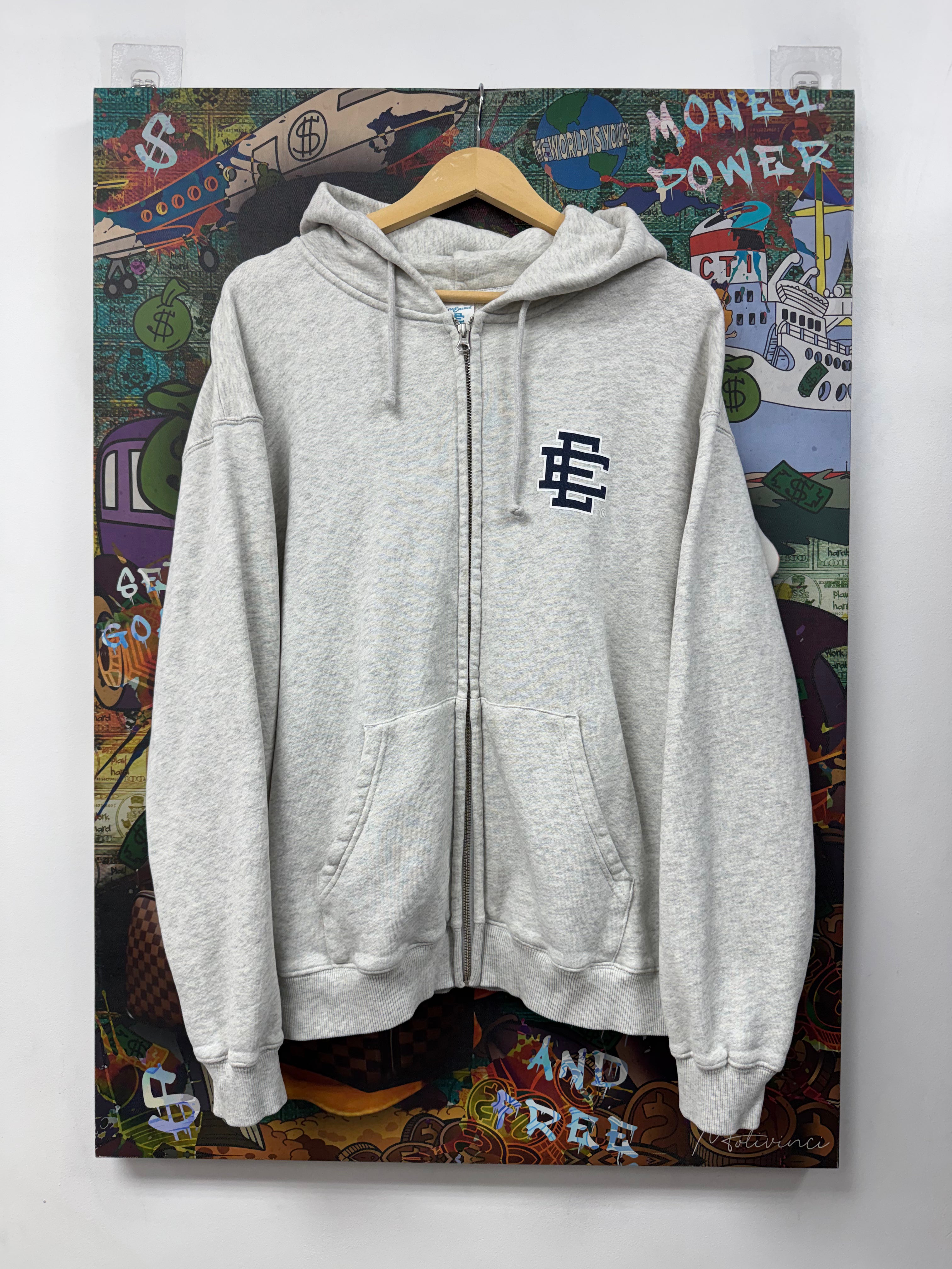 Eric Emanuel Grey Navy Zip Up