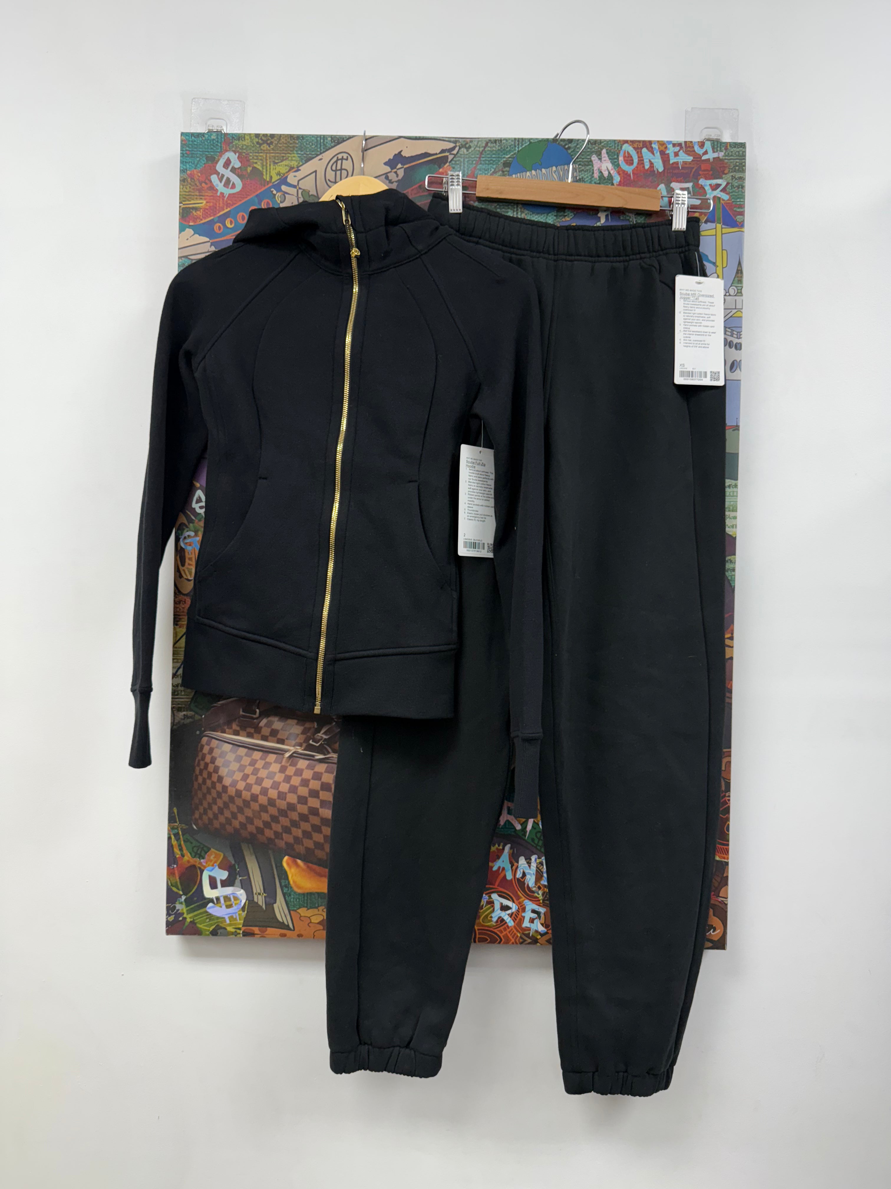 Lululemon Black Skuba Sweatsuit