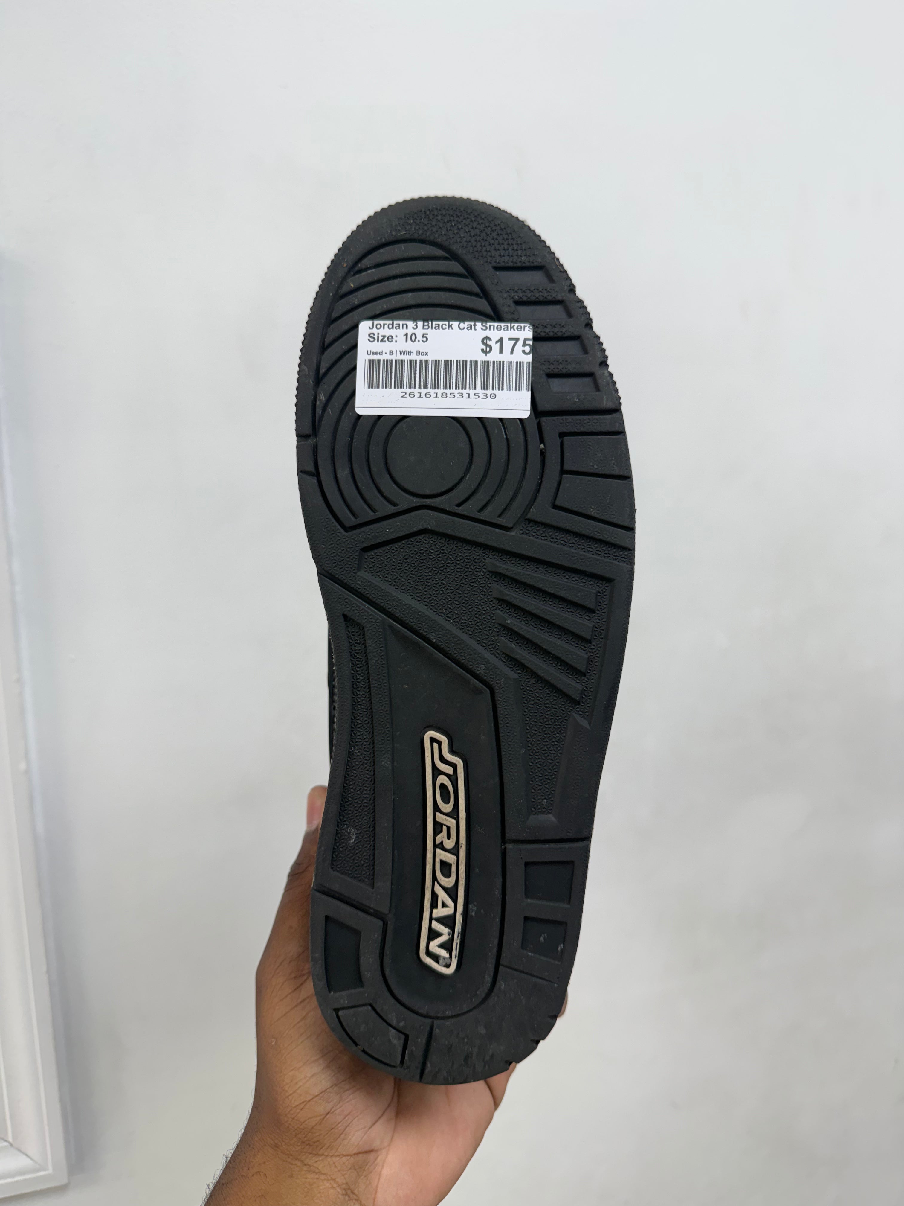 Jordan 3 Black Cat Sneakers
